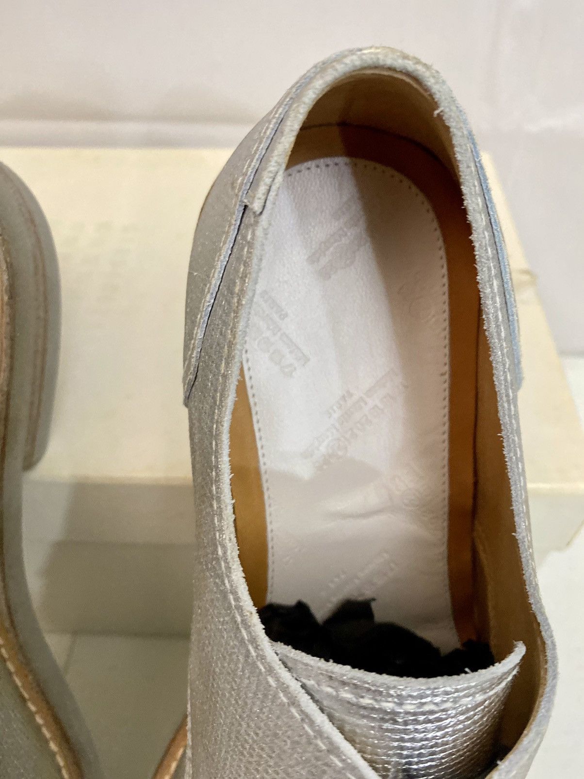 Maison Margiela Maison Margiela 22 🇮🇹 Silver treated TinMan Captoe 7 US New Size US 7 / EU 40 - 2 Thumbnail