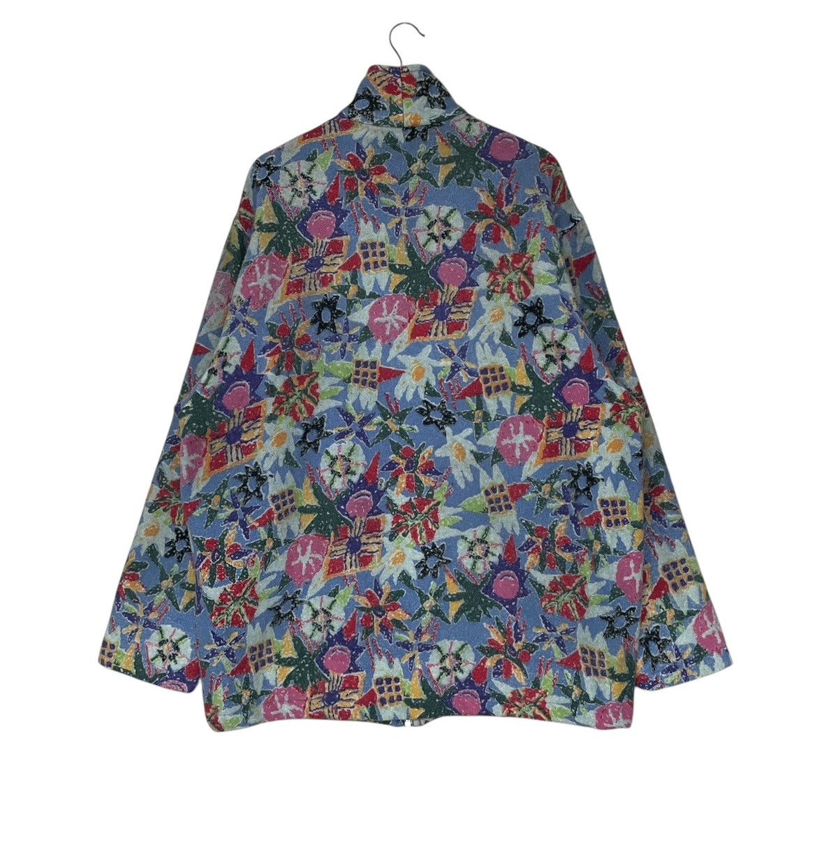 Vintage Vintage Brand Art Kendone Full Print Wool Jacket 1990s Size US L / EU 52-54 / 3 - 2 Thumbnail