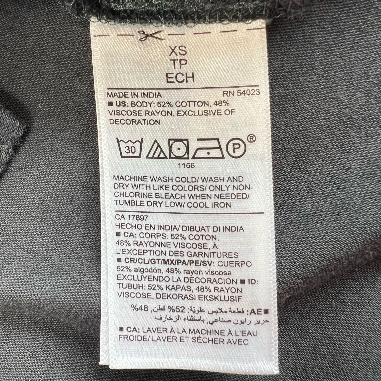 Old Navy Old Navy Women's XS Cotton Blend Charcoal Gray Button Up Size XS / US 0-2 / IT 36-38 - 4 Thumbnail