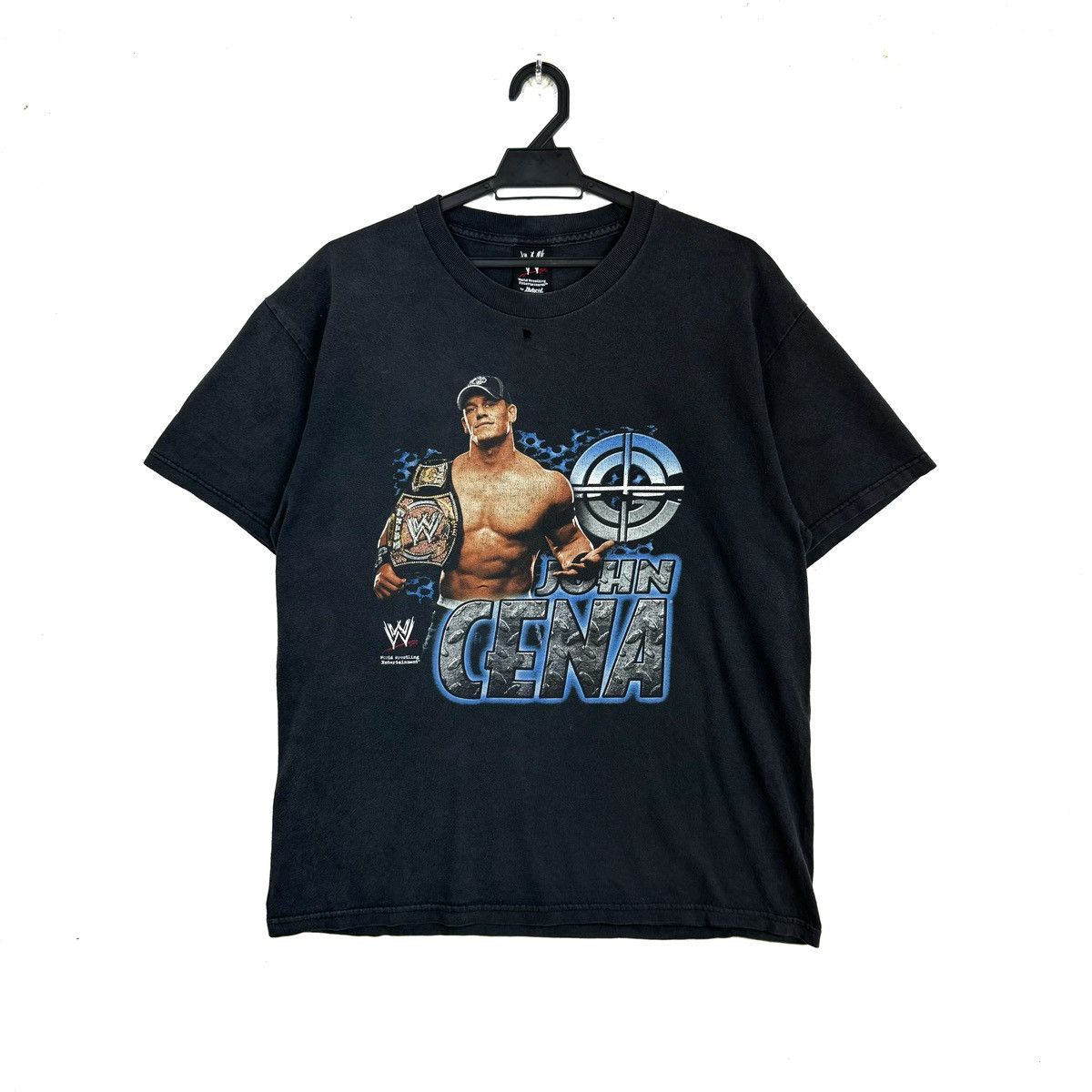 Vintage Vintage John Cena World Wrestling Tshirt Size US L / EU 52-54 / 3 - 1 Thumbnail