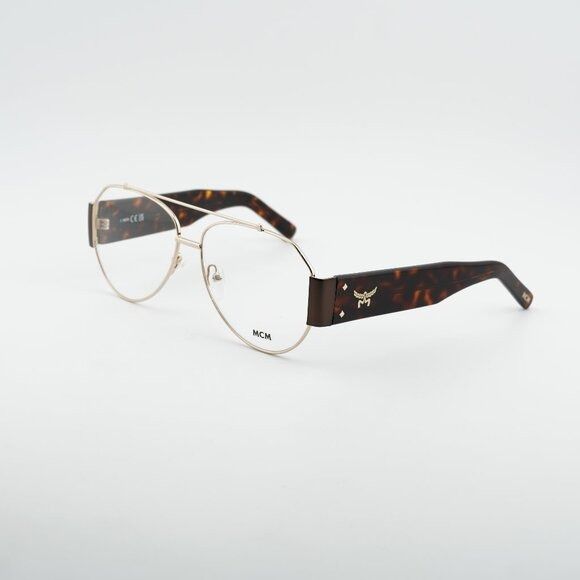 MCM MCM MW5001 032 Eyeglasses Pale Gold 58mm Aviator Frame Size ONE SIZE - 1 Thumbnail