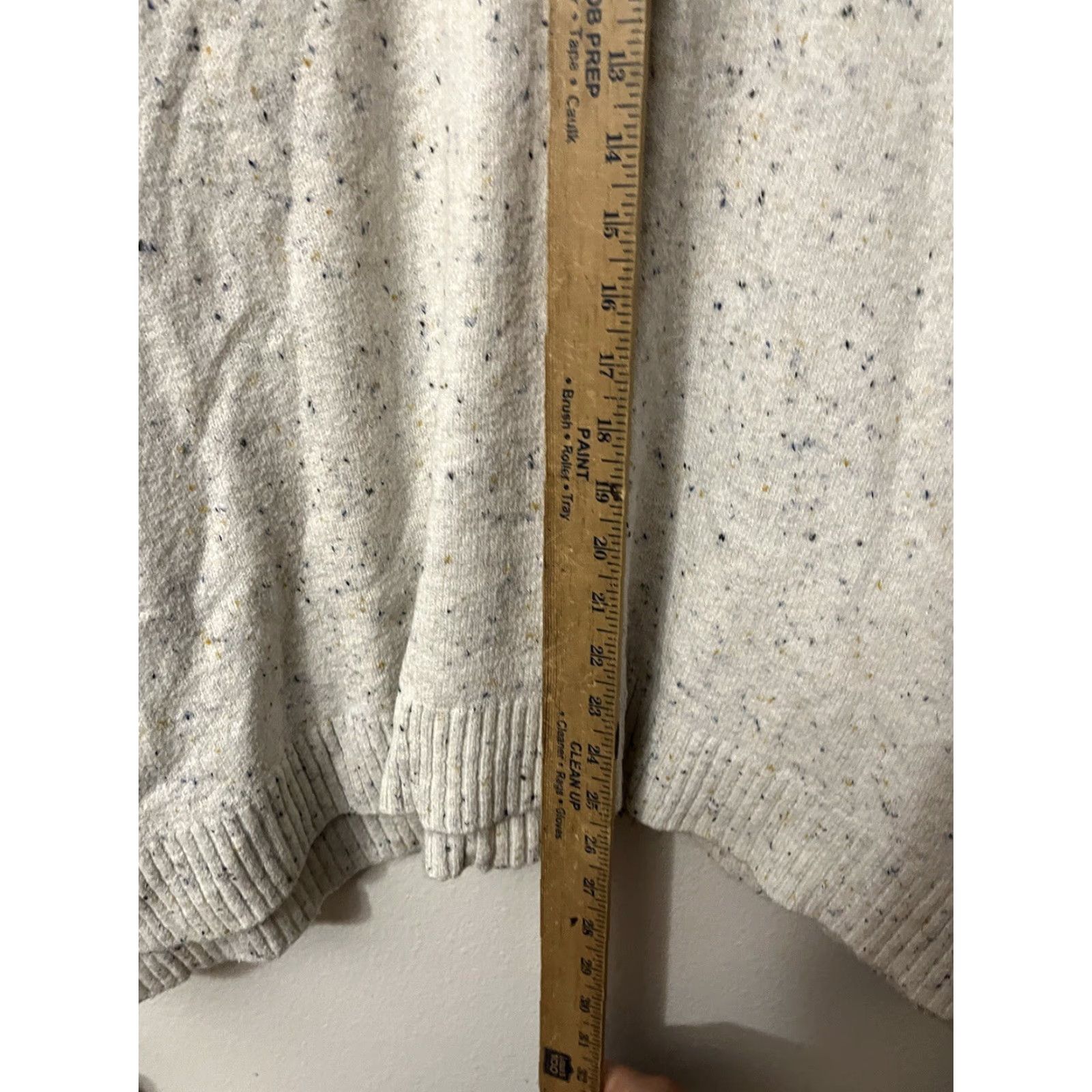 Loft LOFT Ivory Knit Pullover Sweater Womens Small Long Sleeve Dolman Pocketless City Classic Size S / US 4 / IT 40 - 4 Thumbnail