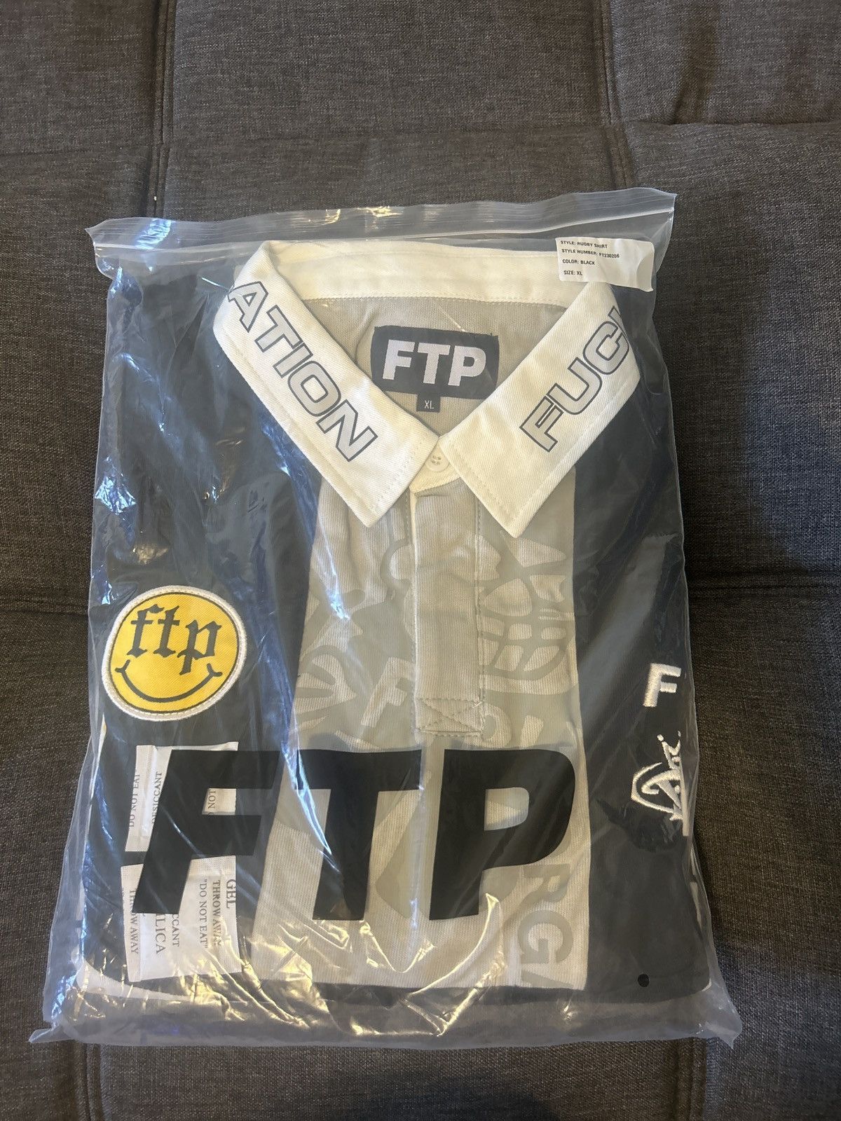 Fuck The Population FTP Souvenir Rugby Jersey XL Size US XL / EU 56 / 4 - 3 Thumbnail