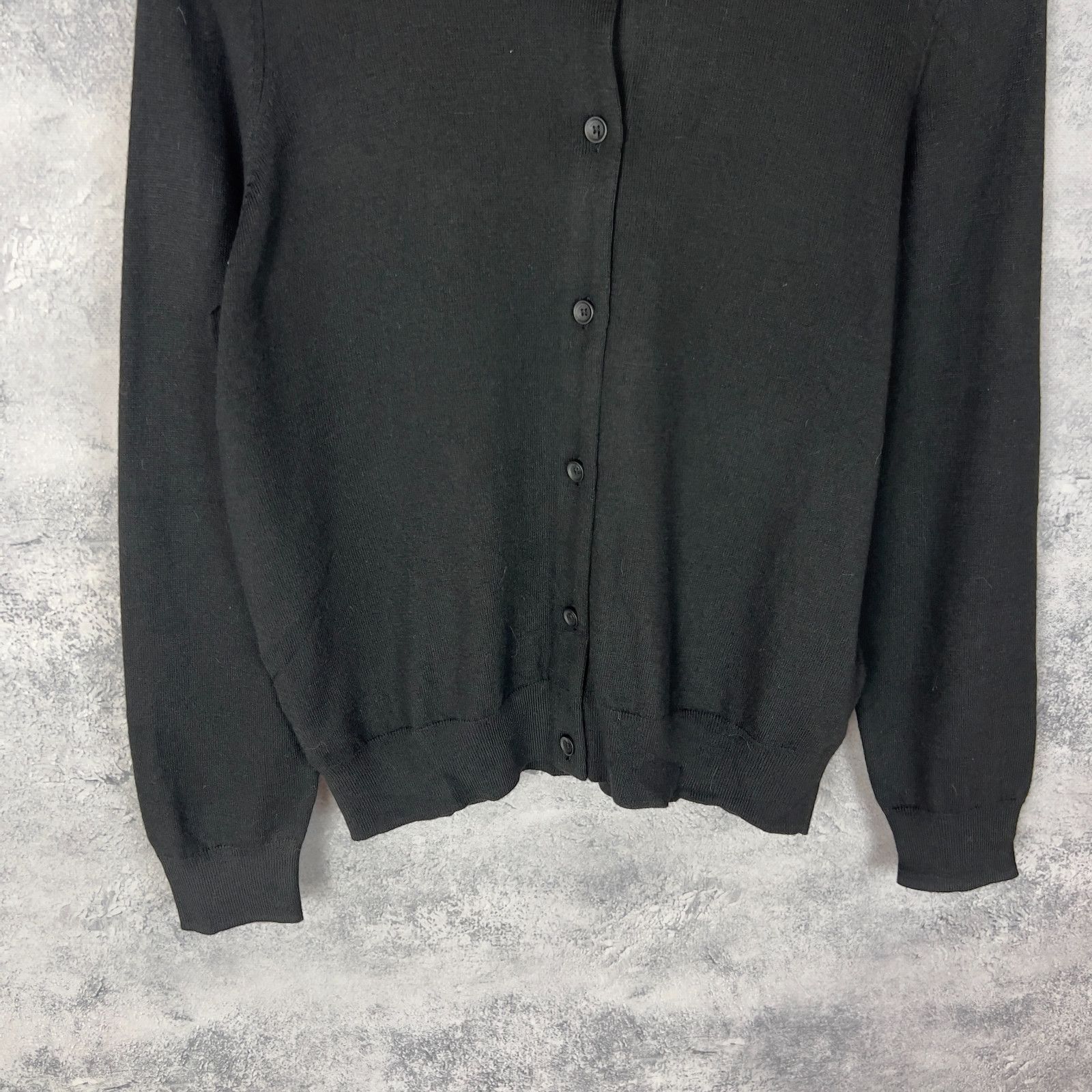 Coach Coach Cardigan Women's Size M Viscose Black Long Sleeve ` Size M / US 6-8 / IT 42-44 - 3 Thumbnail