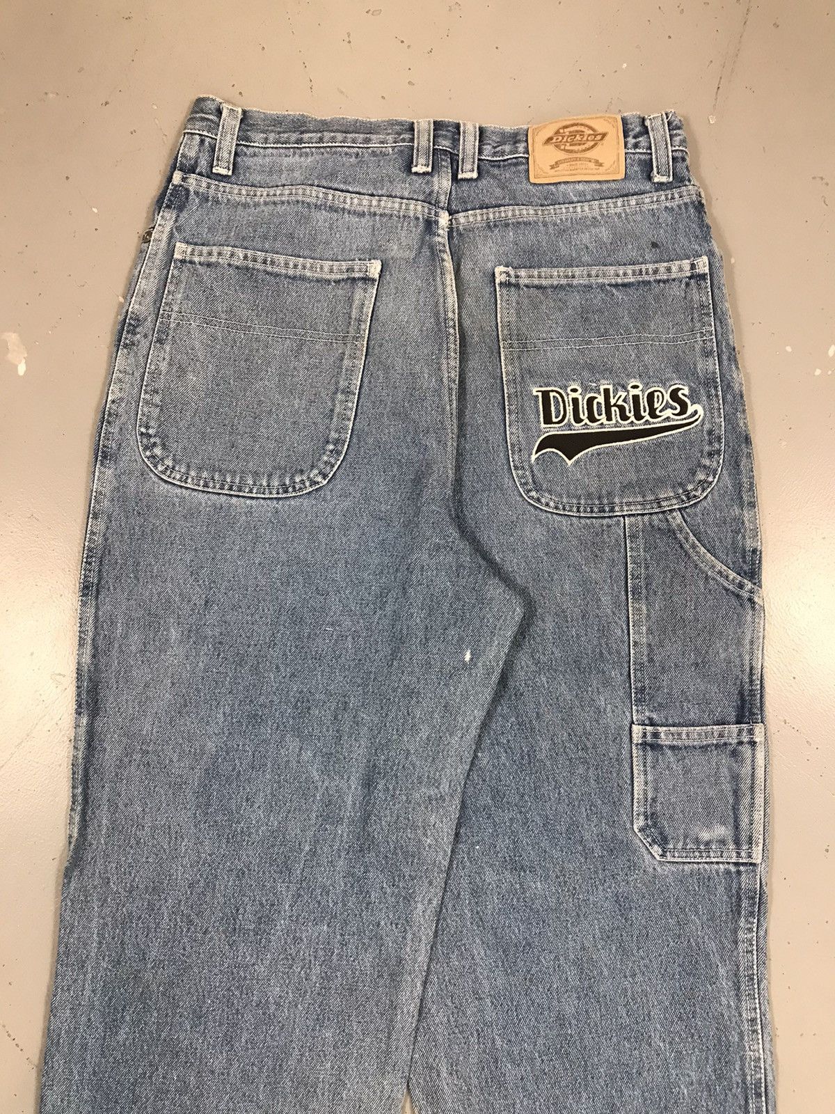 Dickies × Vintage Vintage Dickies big baddy embroidered denim Size US 31 - 10 Thumbnail