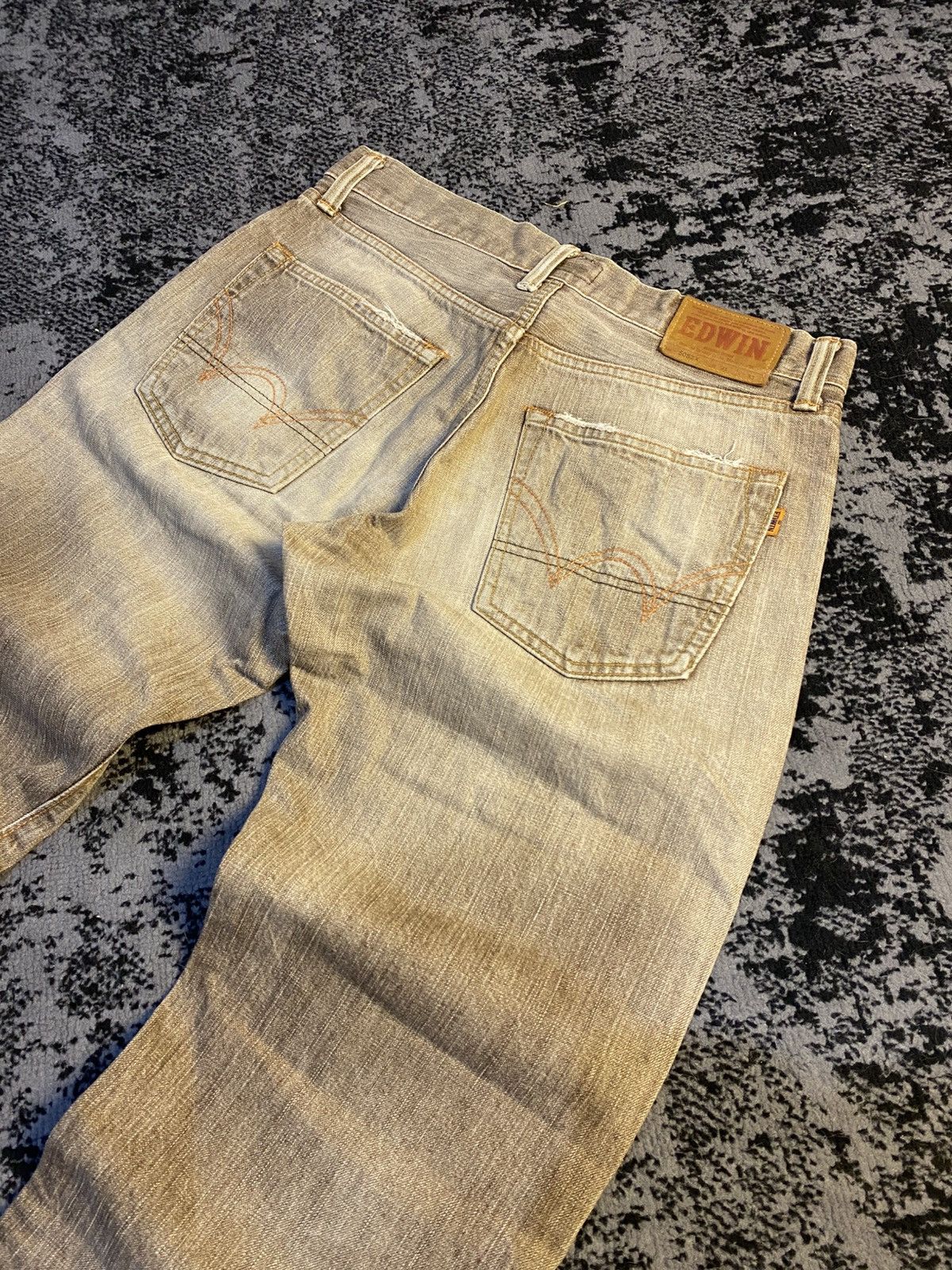 Edwin Edwin 505zx Light Brown Wash Selvedge Denim 🔥 Size US 31 - 10 Thumbnail