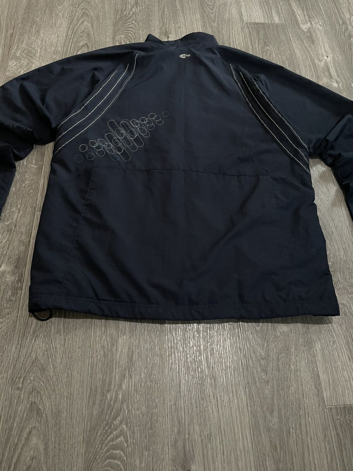 Adidas Vintage 00s Adidas Reflective 3 Stripes Nylon Track Jacket Size US L / EU 52-54 / 3 - 19 Thumbnail