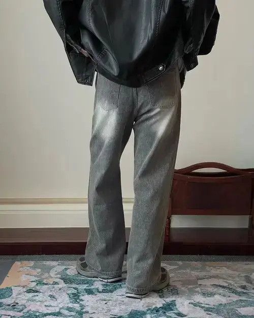 VIBE Straight Cut Faded Jeans Size US 29 - 4 Thumbnail
