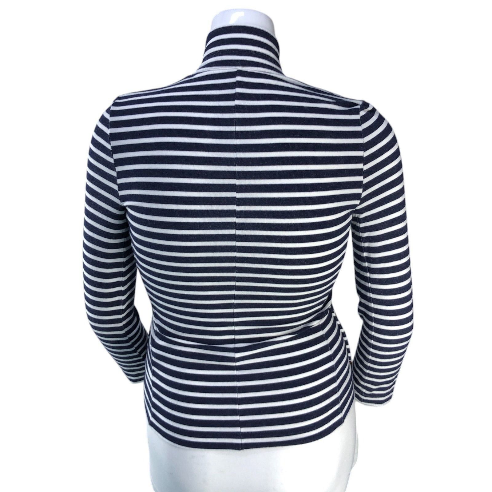 MAJESTIC FILATURES Majestic Filatures Size 2 US M Blazer Soft Touch Striped Size M / US 6-8 / IT 42-44 - 7 Thumbnail