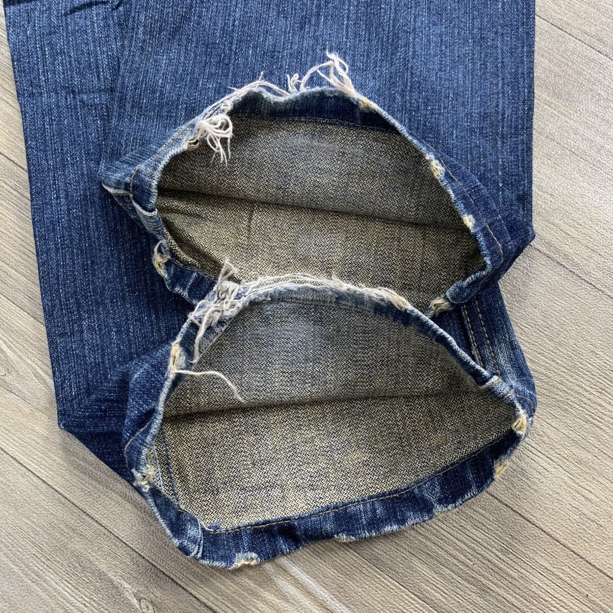 If Six Was Nine × Japanese Brand × Le Grande Bleu (L.G.B.) Crazy Limited Distressed Skull Jeans Size US 35 - 13 Thumbnail