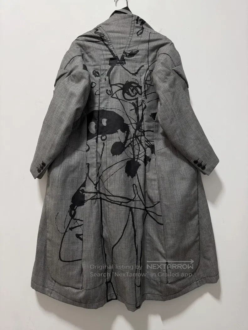 Comme des Garcons Comme Des Garcons Deconstructed Graffiti Coat Size XS / US 0-2 / IT 36-38 - 1 Thumbnail