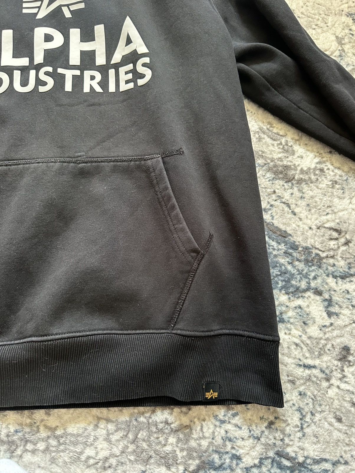 Alpha Industries Alpha Industries Contrast Hood Big Logo Hoodie Black Size US L / EU 52-54 / 3 - 3 Thumbnail