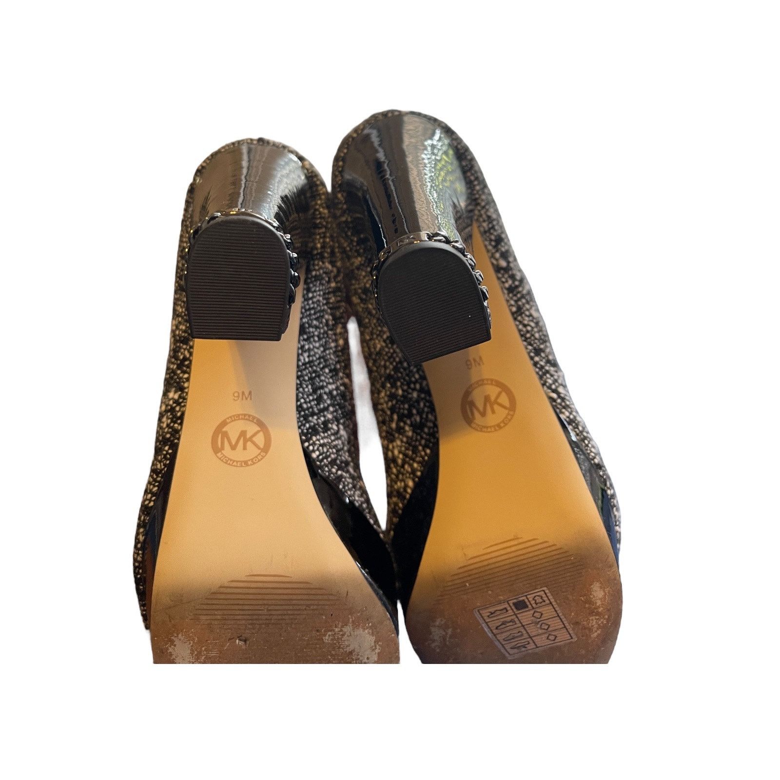 Michael Kors Michael Kors Sabrina Tweed Pumps Chain Heel SZ 9 Retail $150 Size US 9 / IT 39 - 13 Thumbnail