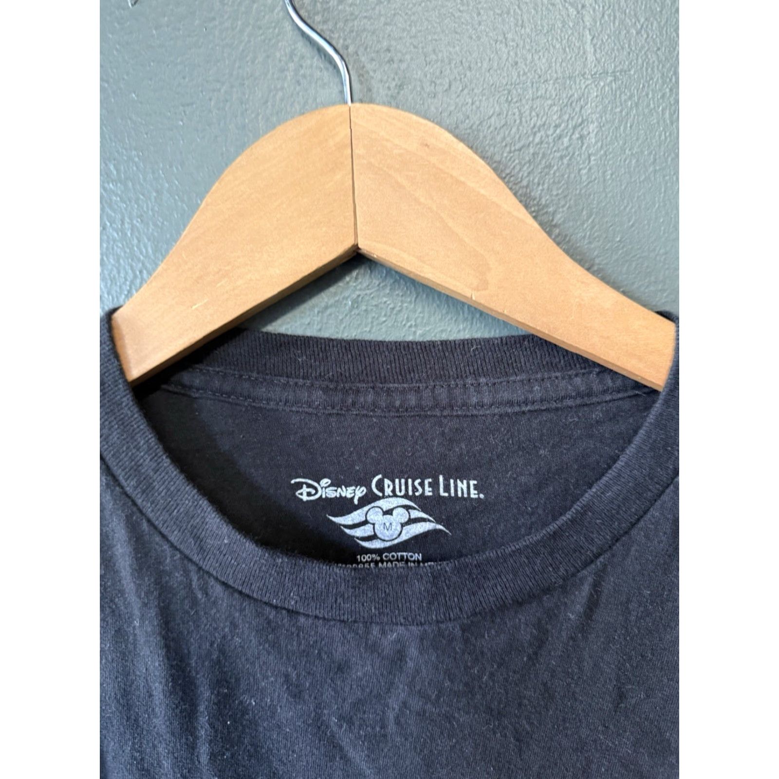 Disney Disney Cruise Line Mens Black Short Sleeve Graphic T-shirt Size Medium Size US M / EU 48-50 / 2 - 3 Thumbnail