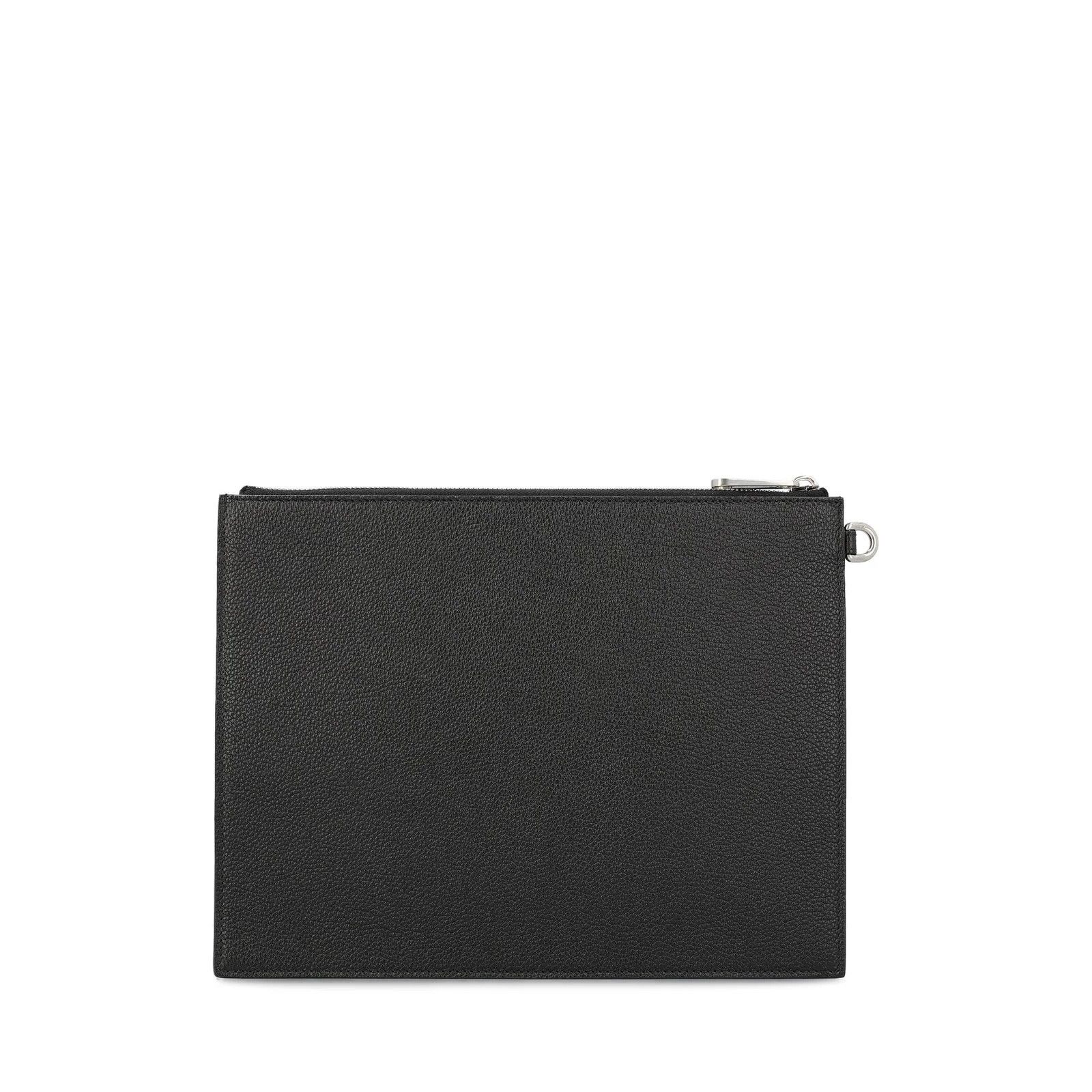 Gucci GUCCI Black Leather Pouch New & Authentic Size ONE SIZE - 2 Thumbnail