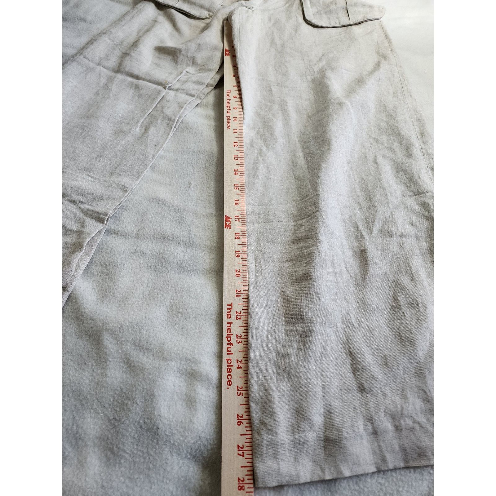 Other Creatore Korean Streetwear Linen Blend Pants XXS 0 24 Size 24" / US 00 / IT 34 - 6 Thumbnail