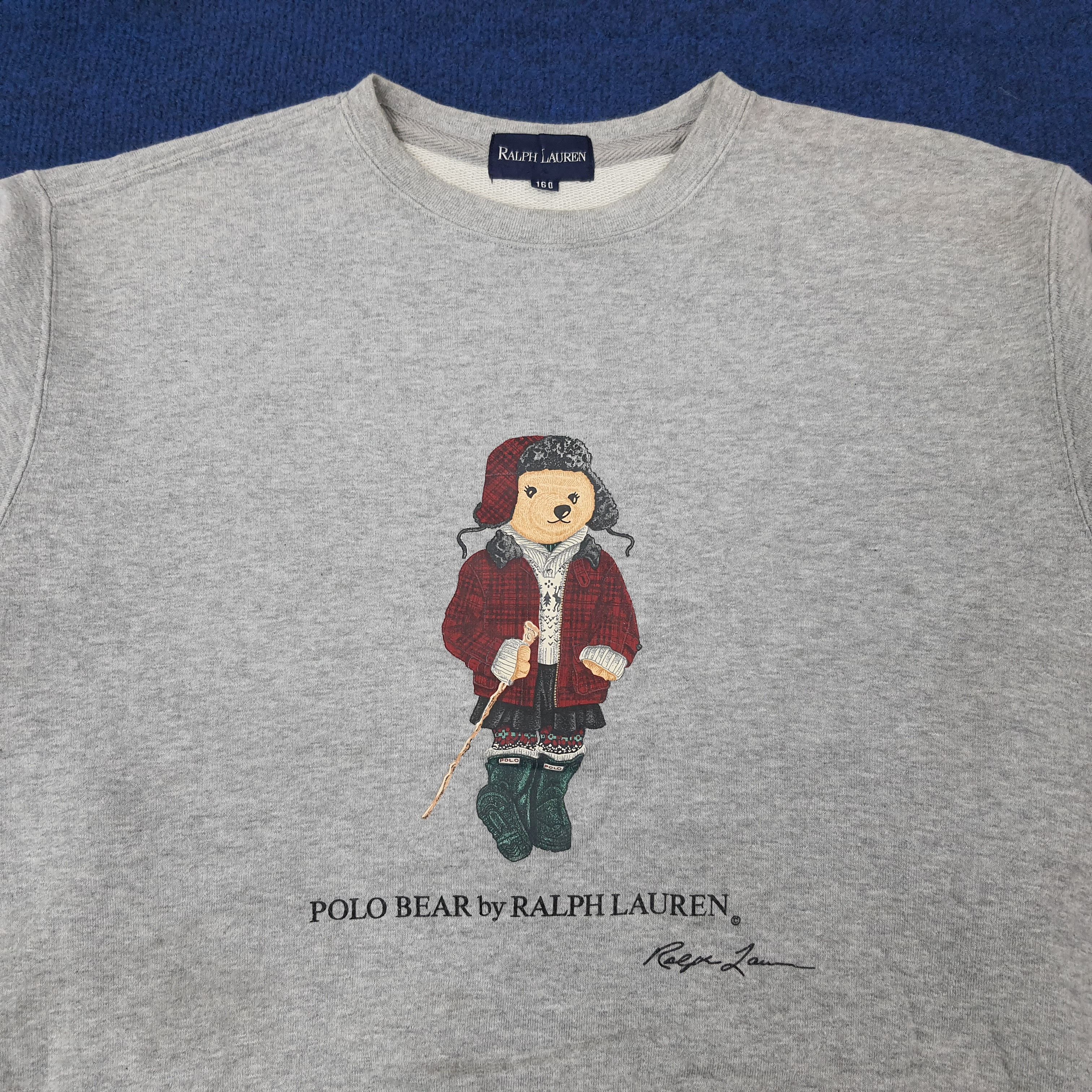 Polo Ralph Lauren Vintage POLO Bear by Ralph Lauren Sweatshirt C243N25 Size US M / EU 48-50 / 2 - 2 Thumbnail