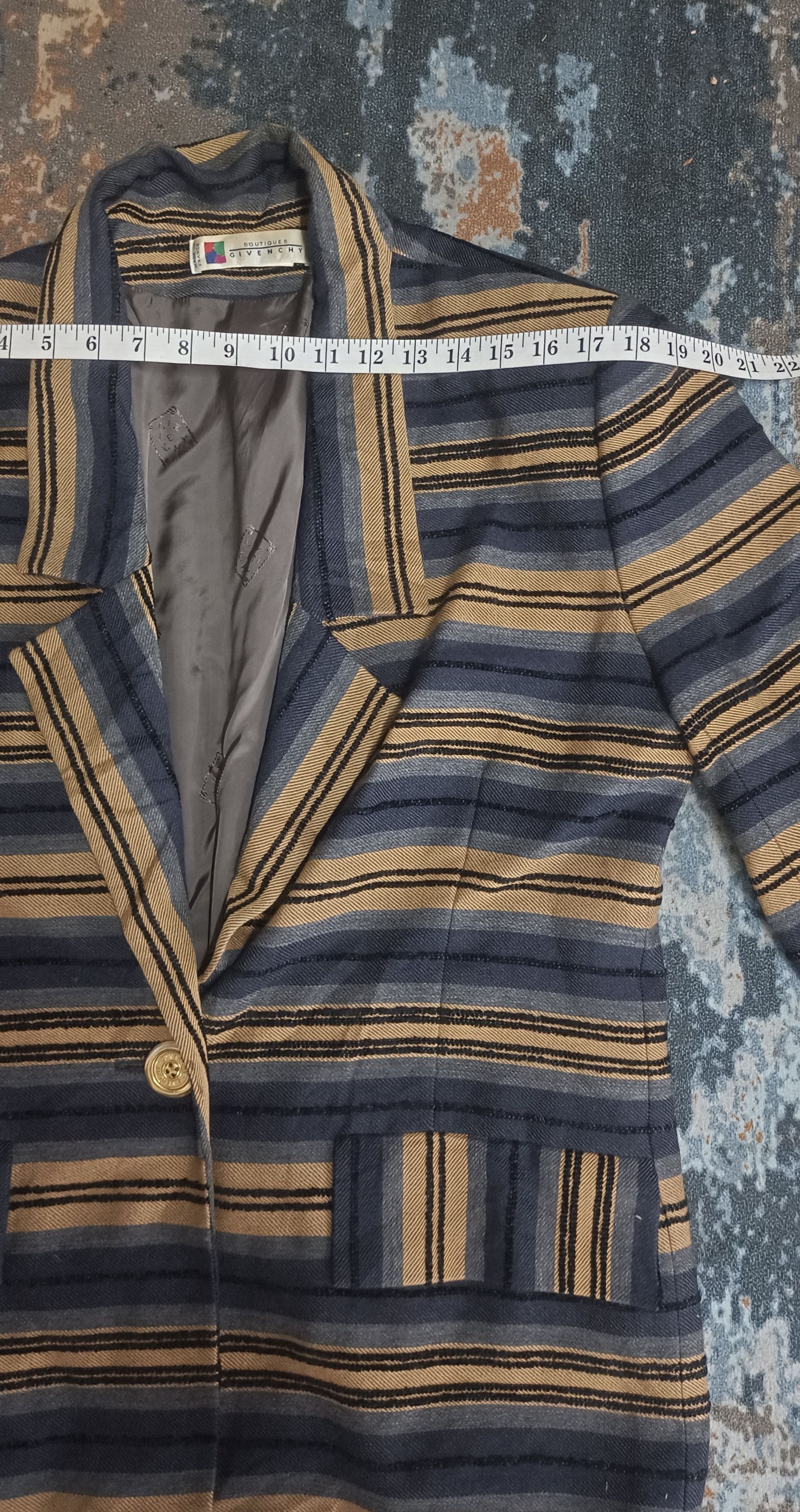 Givenchy Givenchy Boutiques Super Stripe Blazer Size M / US 6-8 / IT 42-44 - 15 Thumbnail