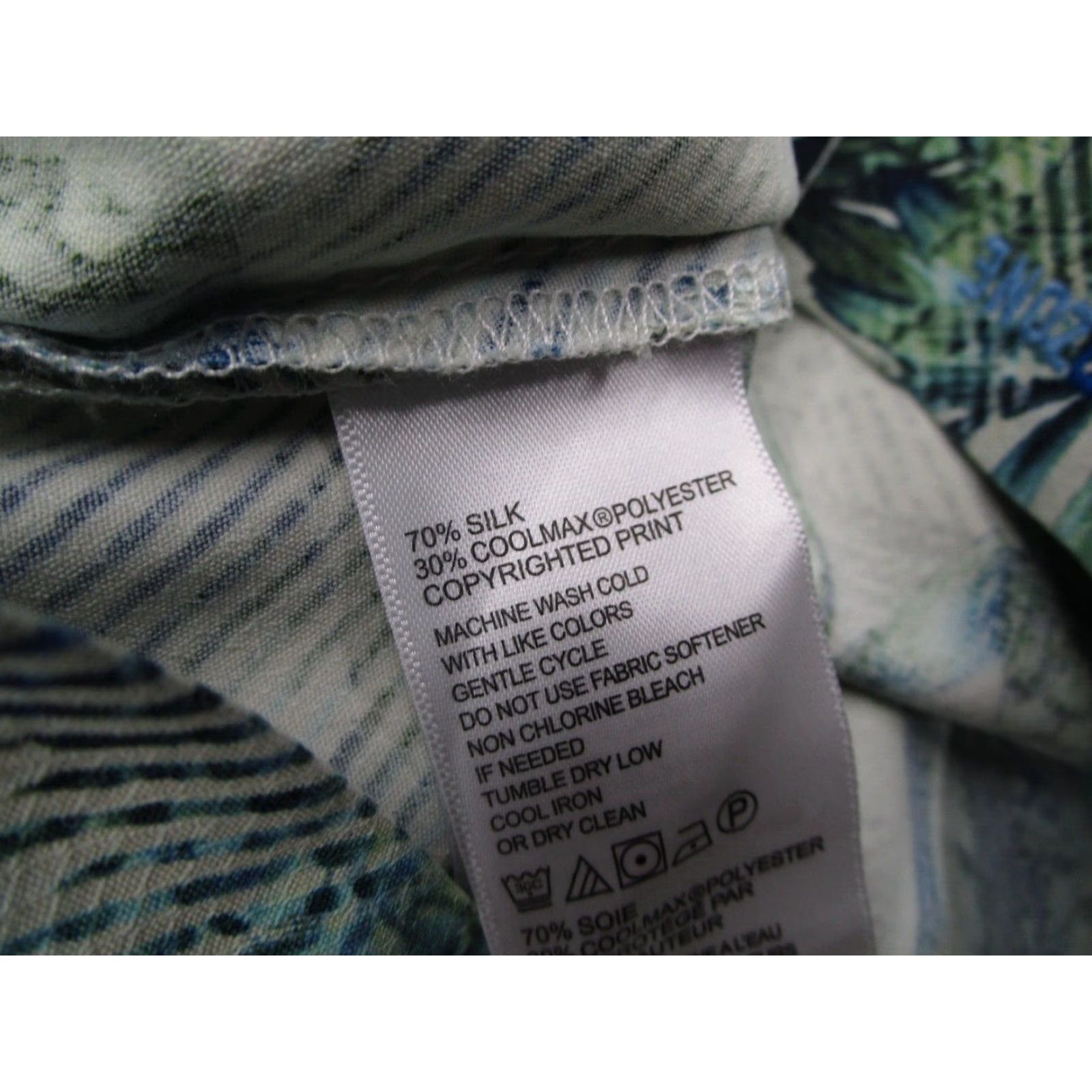Tommy Bahama Tommy Bahama Shirt Mens XL Green Button Up Silk Coolmax Hawaiian Size US XL / EU 56 / 4 - 5 Thumbnail