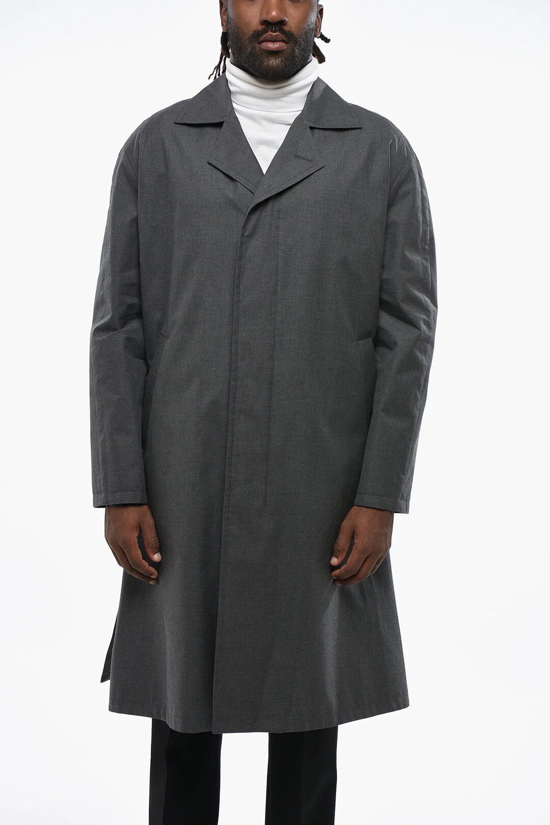 Dior og1mm0326 Cotton And Silk Coat in Grey Size US M / EU 48-50 / 2 - 1 Thumbnail