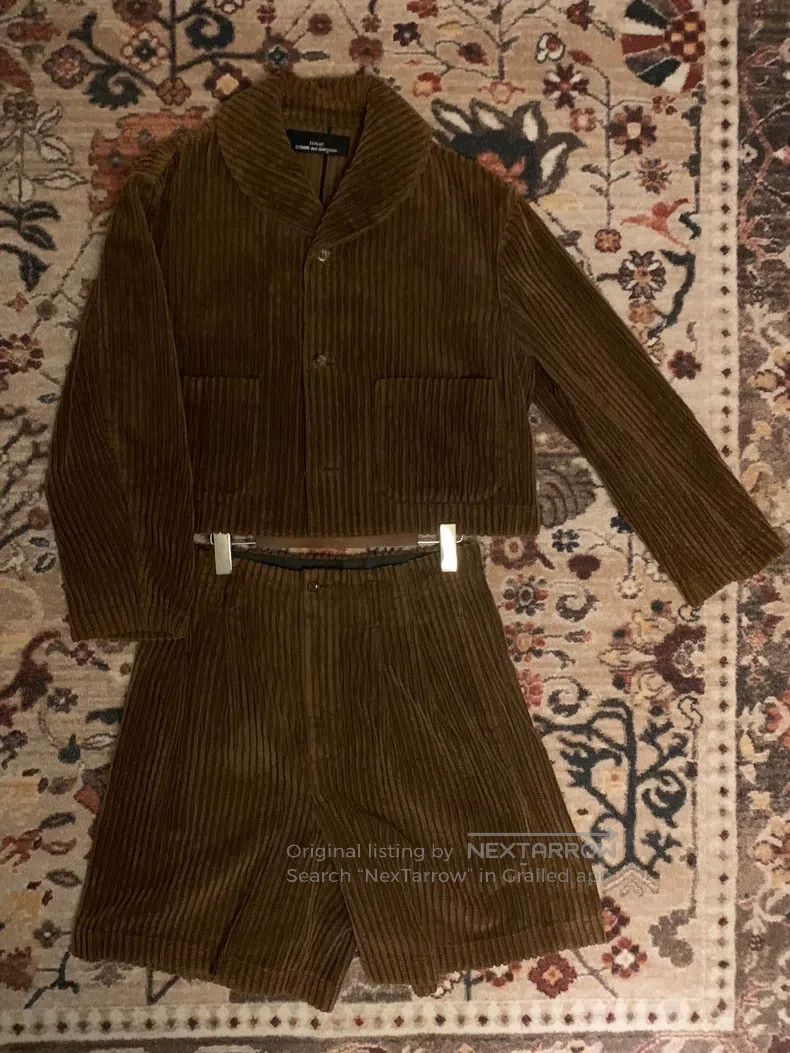 Comme des Garcons Comme Des Garcons size M Corduroy Short Set Size 23" - 3 Thumbnail