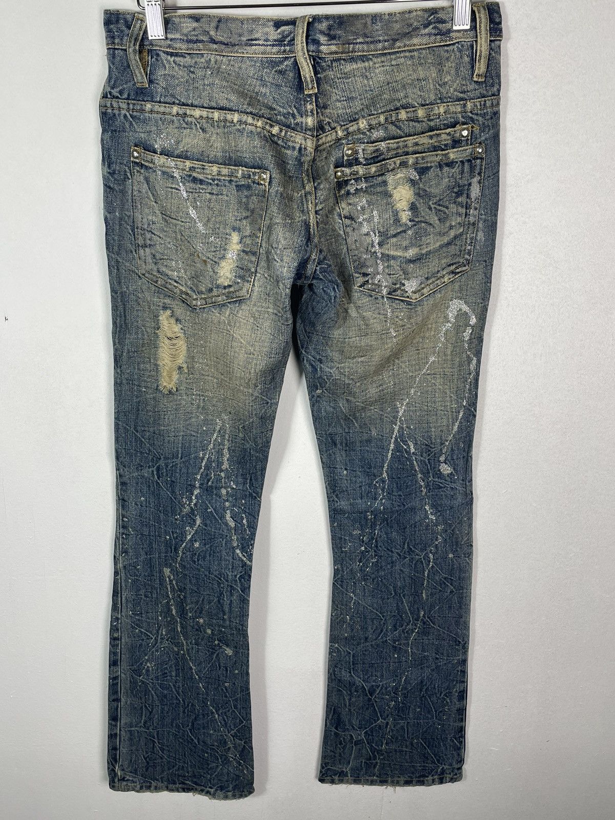 Japanese Brand Very Rare Midas Japanese Design Art Jeans Size US 31 - 5 Thumbnail