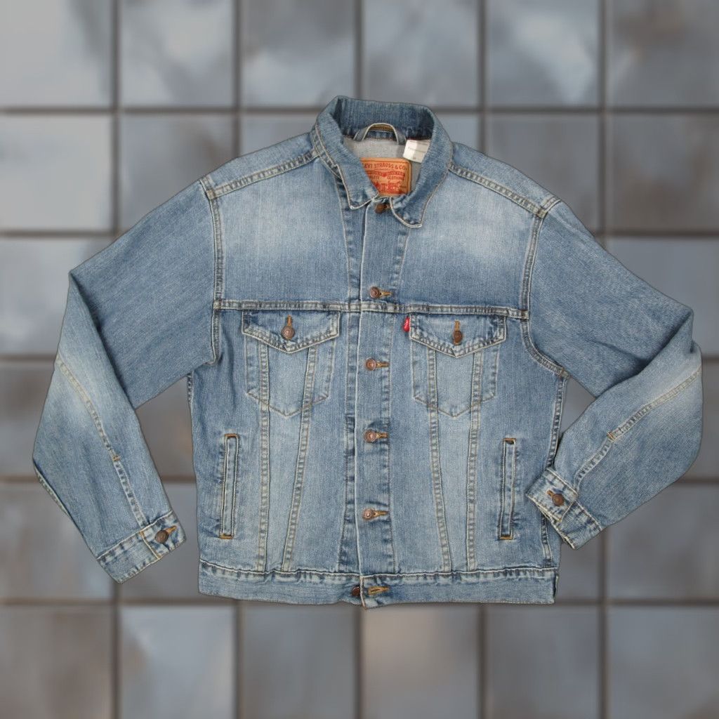 Levi's Levi's Jacket Mens Medium Blue Denim Button Up Standard Trucker Work 70507 Size US M / EU 48-50 / 2 - 1 Thumbnail