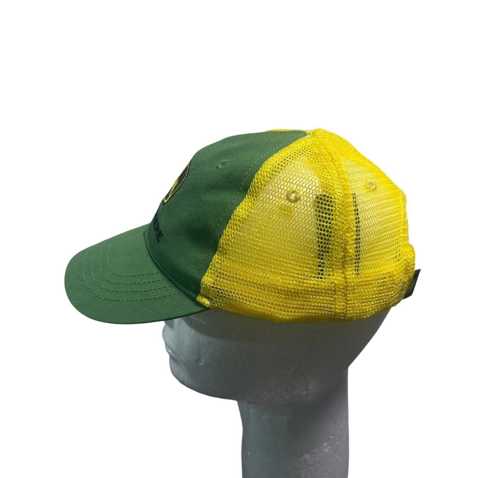 John Deere Toddler JOHN DEERE Hat Green Yellow Mesh Adjustable SnapBack Size ONE SIZE - 2 Thumbnail