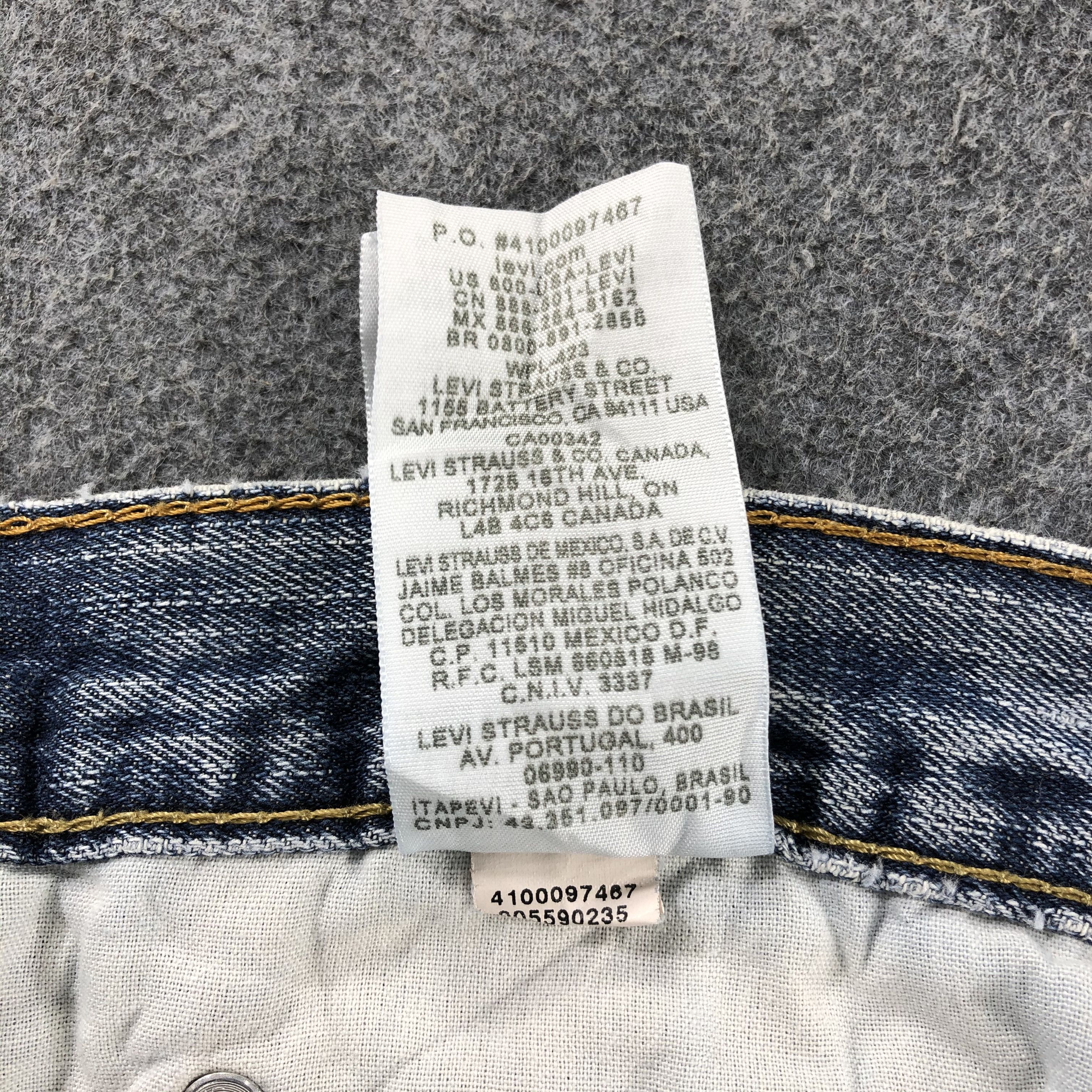 Levi's Vintage Blue Wash Levis 559 Jeans-J2670 Size US 34 / EU 50 - 13 Thumbnail