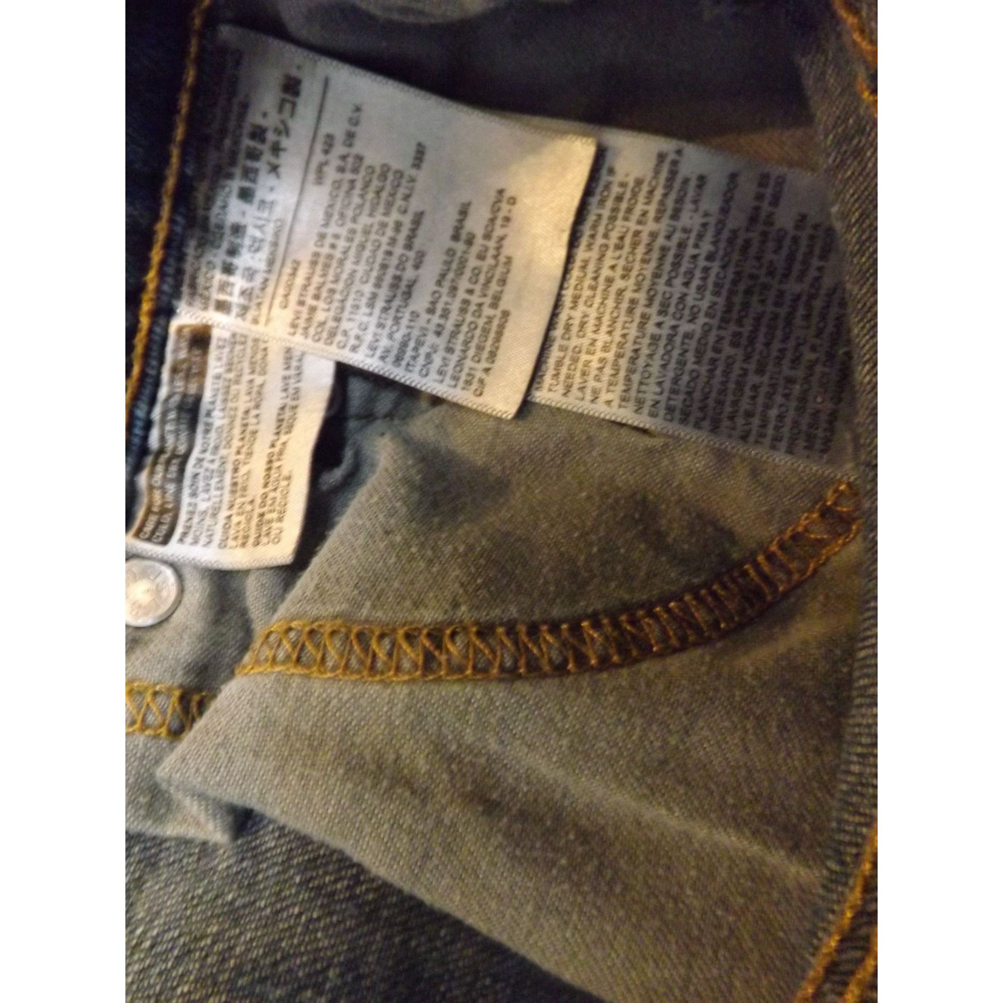 Levi's Levi's 505 Jeans Men Sz 40X30 Blue Denim Straight Leg Regula Size US 40 / EU 56 - 6 Thumbnail