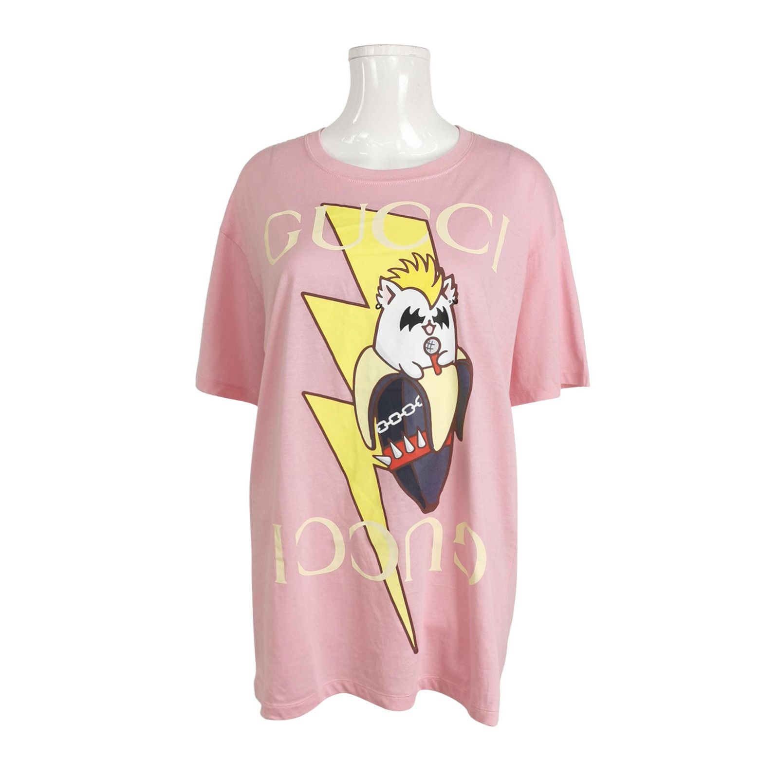 Gucci Gucci Lightning Graphic Logo T-Shirt Size M Size US M / EU 48-50 / 2 - 1 Thumbnail