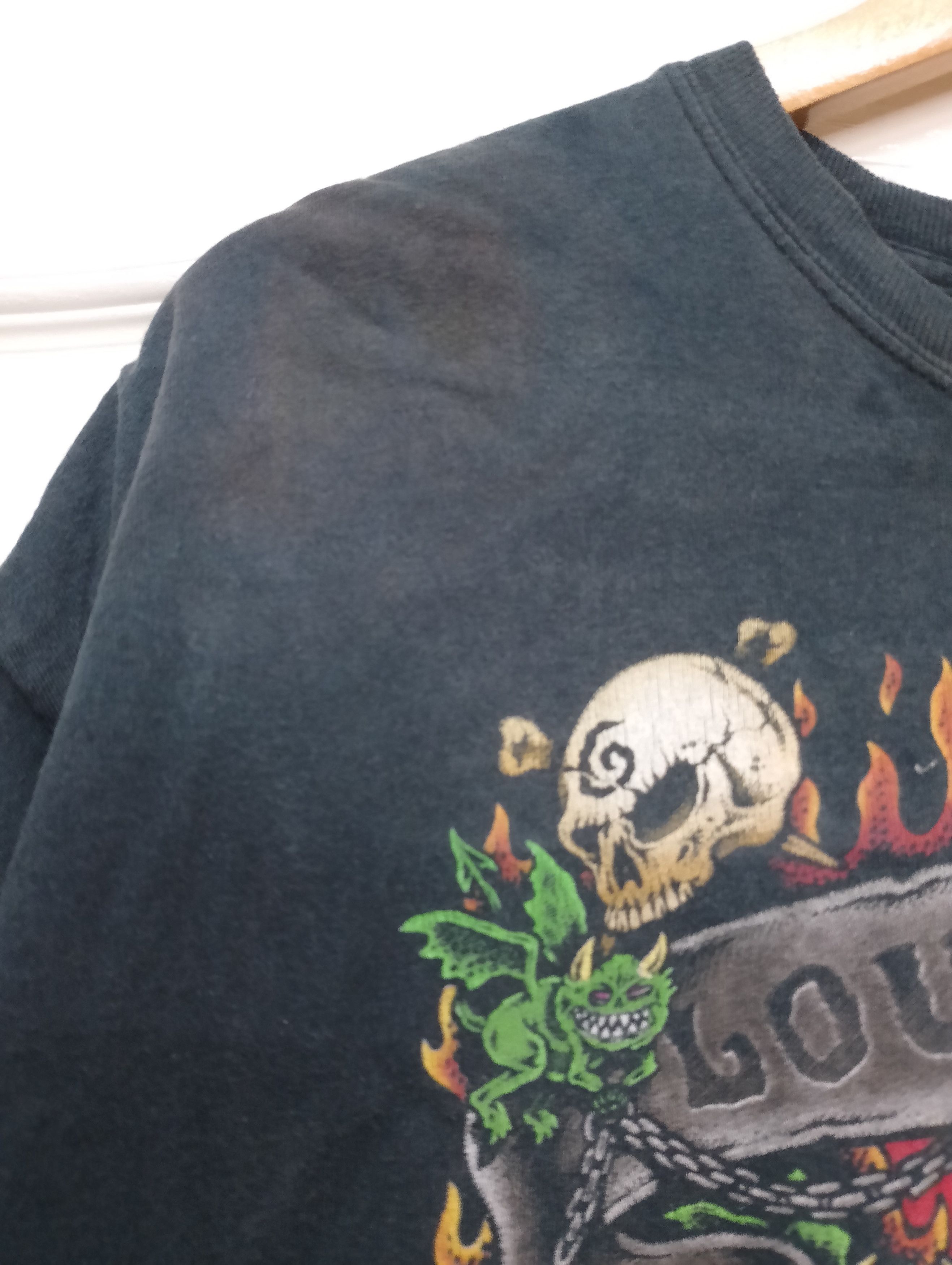 Rockstar Games GUITAR HERO LOU'S INFERNO DEVIL Y2K TEE Size US L / EU 52-54 / 3 - 8 Thumbnail