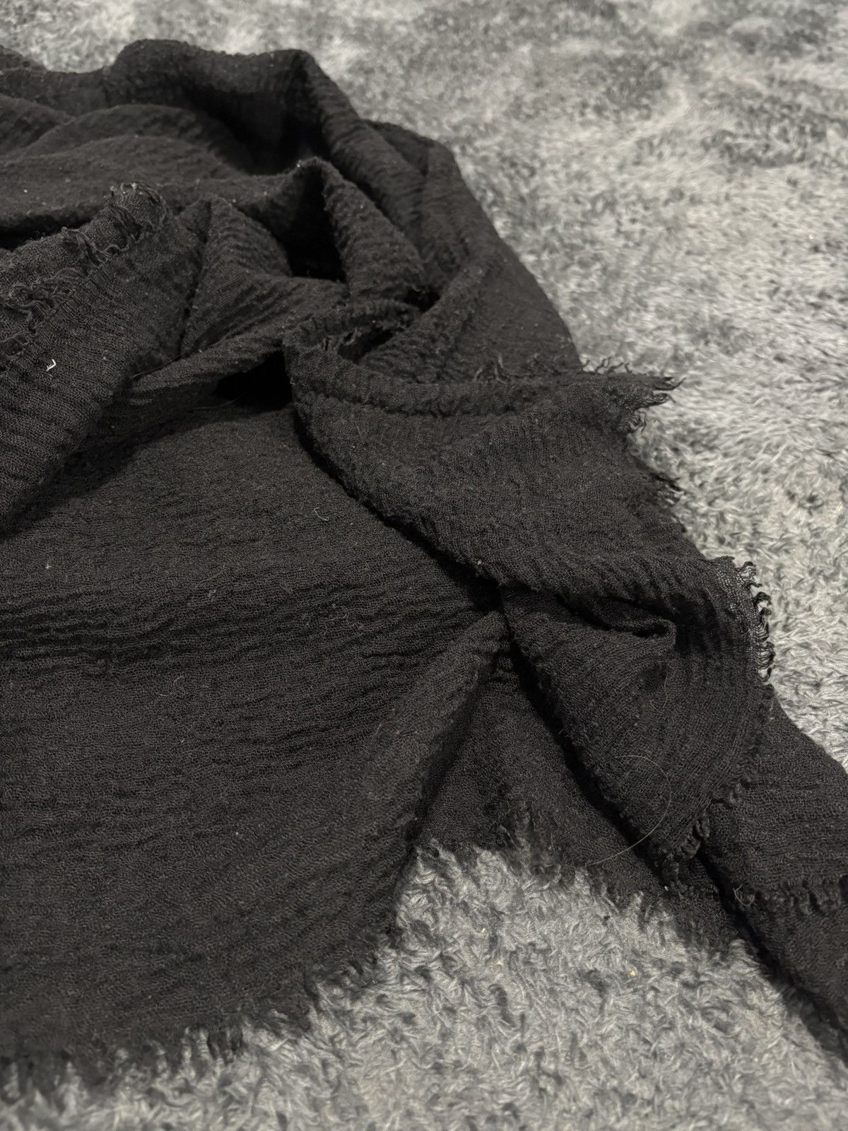 Hedi Slimane Mesh Issey Miyake Hedi Slimane Dior Style Viscose Scarf Size ONE SIZE - 2 Thumbnail