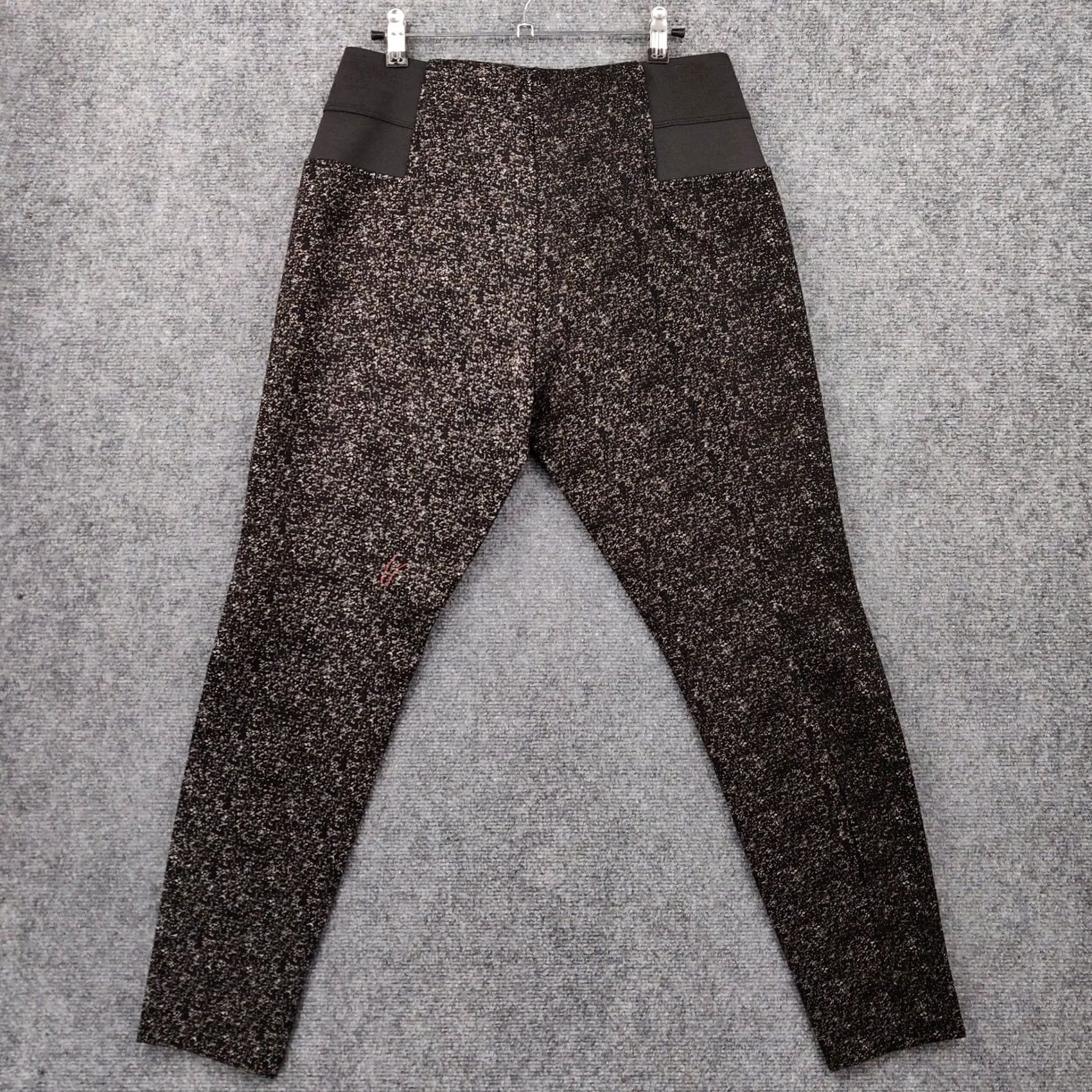 Vintage New York & Company Jeans Womens M Medium Black Maternity Stretch Jegging Pull On Size 32" / US 10 / IT 46 - 2 Thumbnail