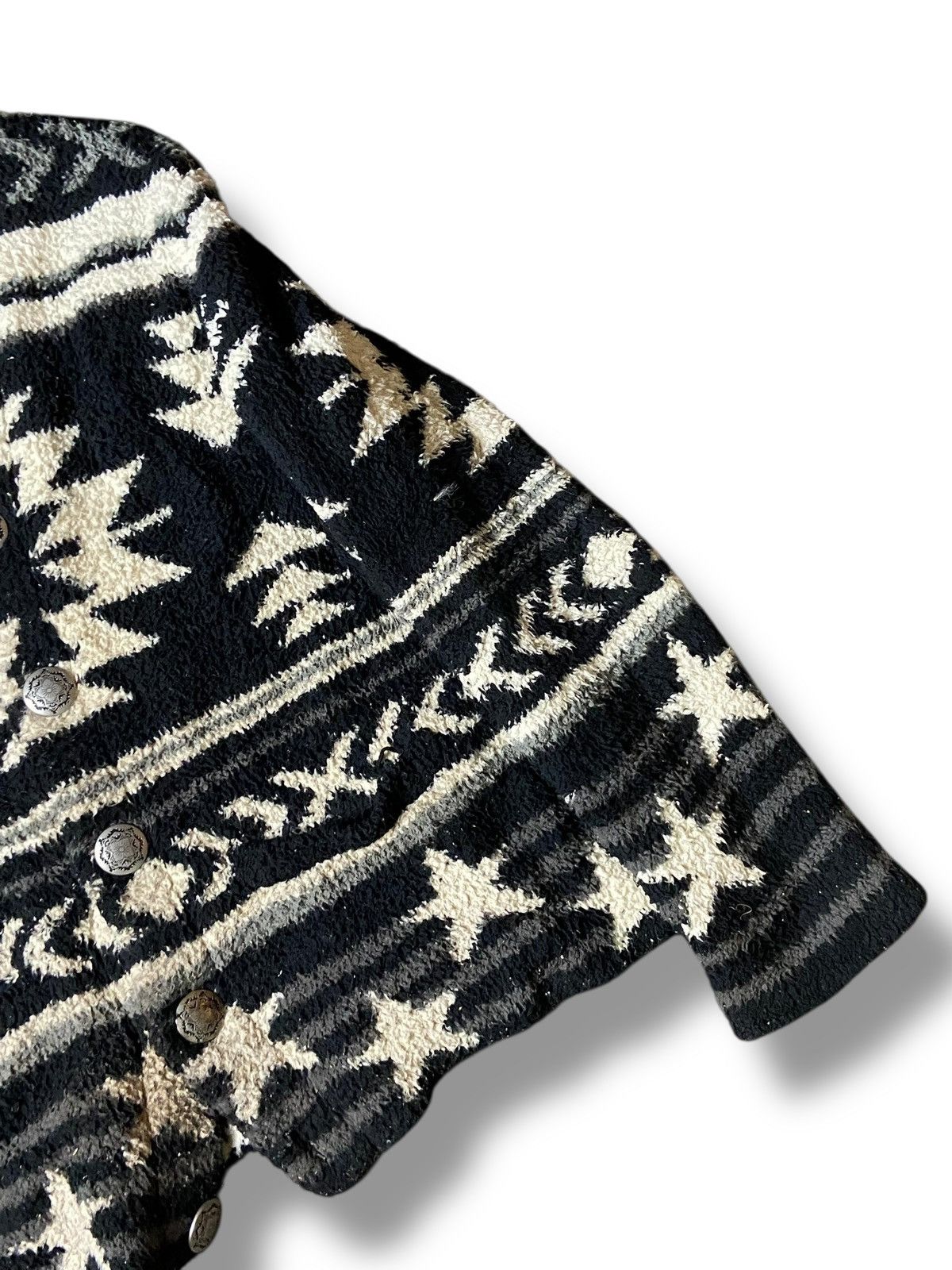 Japanese Brand × Vintage BAYFLOW Brand Shaggy Native Cardigan (125) Size US XS / EU 42 / 0 - 4 Thumbnail