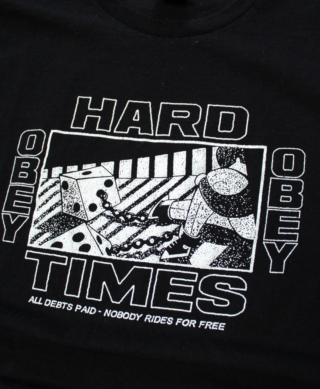 Obey 🔥 OBEY Problem Gambling RARE Avant Garde T Shirt Casino Y2K Size US L / EU 52-54 / 3 - 1 Thumbnail