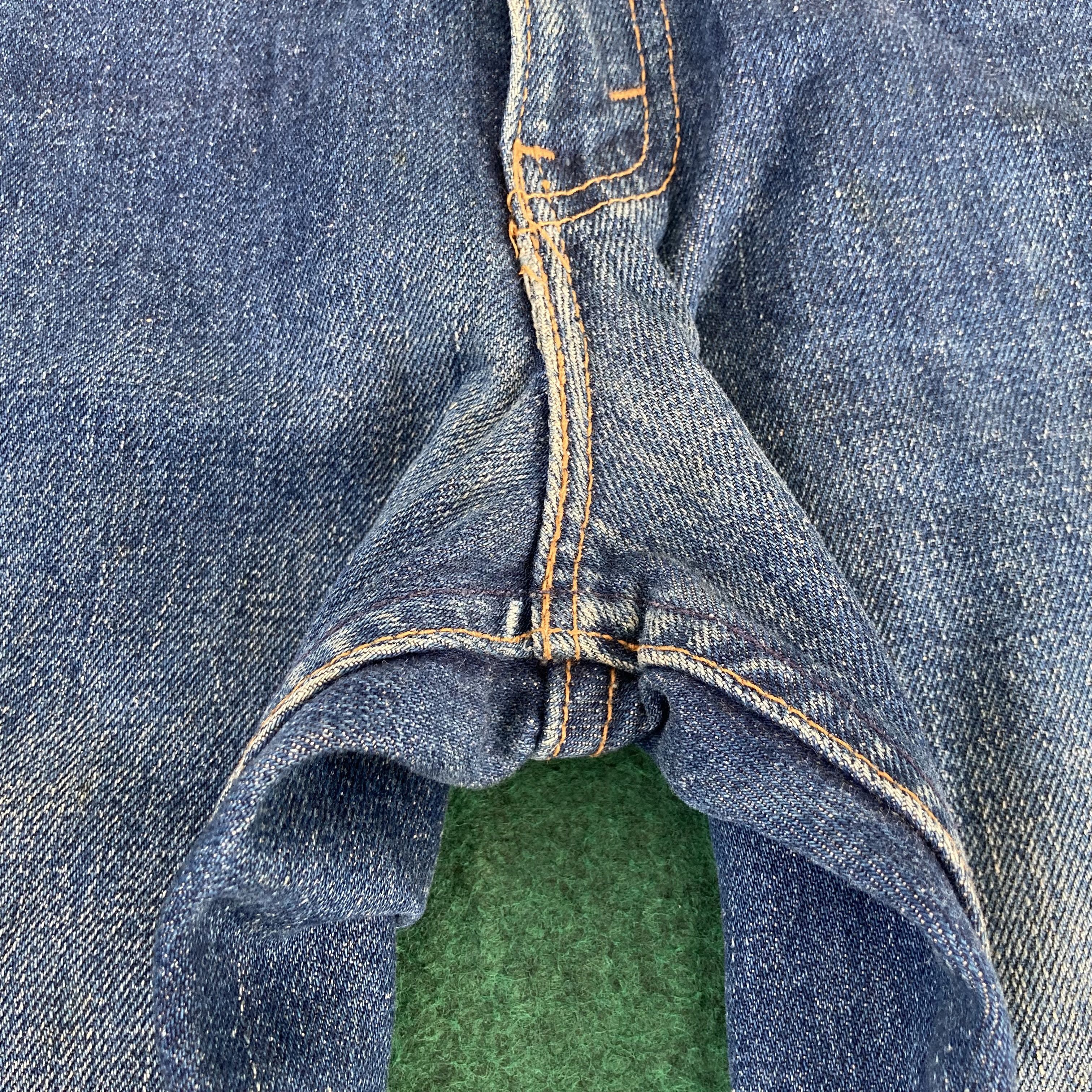 Levi's 30x33 Vtg Levis 517 Faded Blue Denim Flared Bootcut Jeans Size US 30 / EU 46 - 7 Thumbnail
