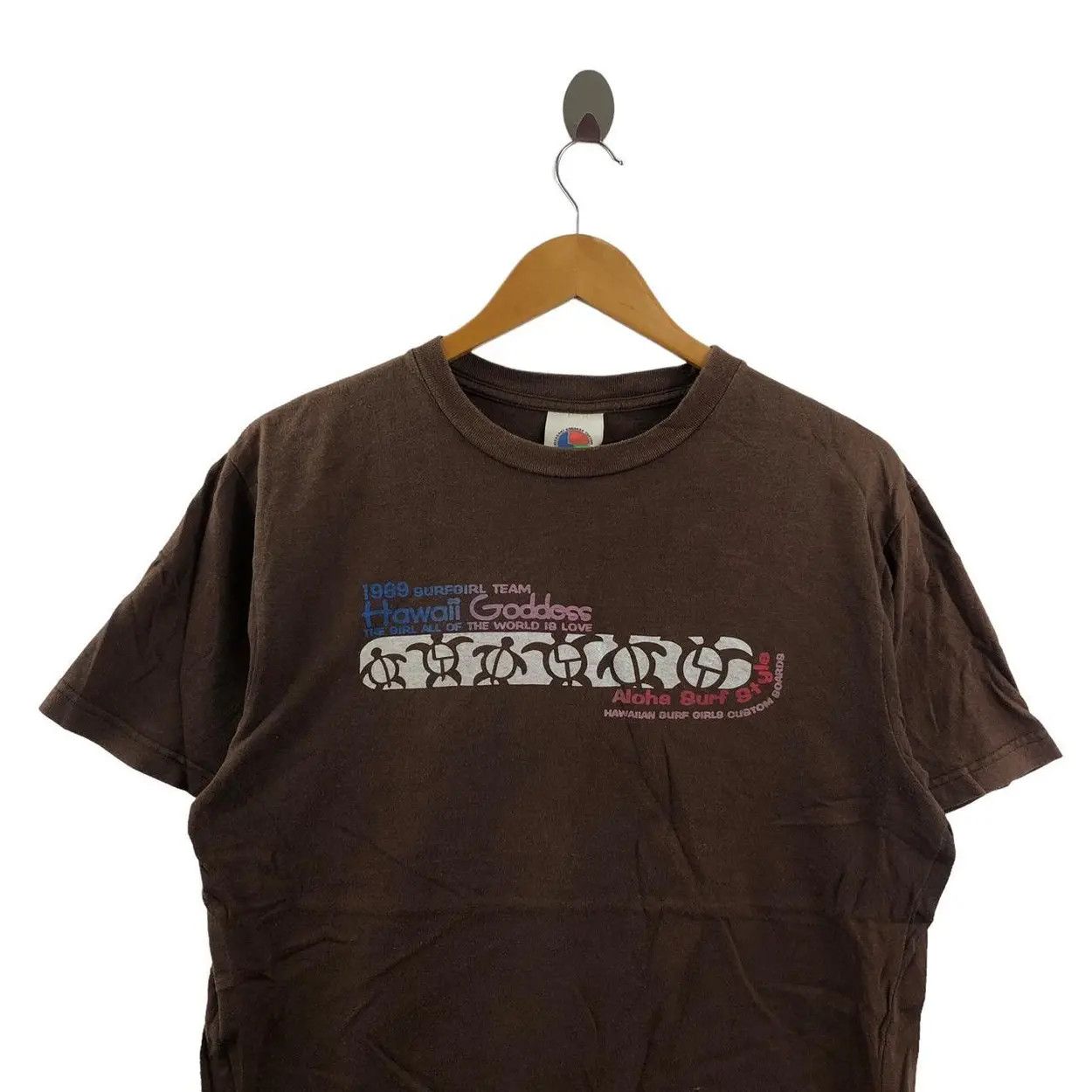 Other Vintage CHIGASAKI HAWAII GODDESS Tee Shirt Size US L / EU 52-54 / 3 - 3 Thumbnail