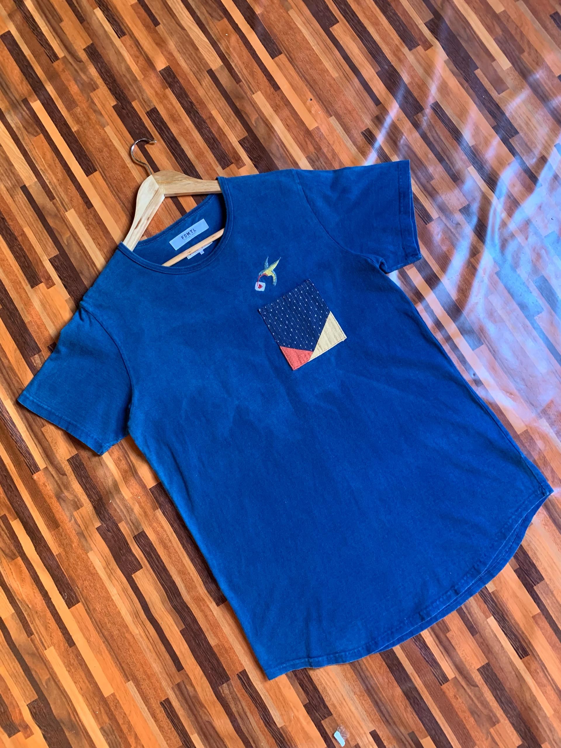 Vintage FDMTL Boro Sashiko Patchwork Tee / Shirt Size US M / EU 48-50 / 2 - 2 Thumbnail
