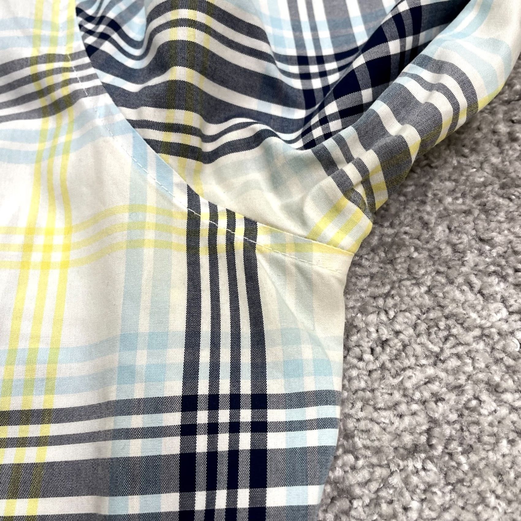 Lands' End Lands' End Button-Up Shirt Womens 16 Multicolor Long Sleeve Cotton Top Size XXL / US 16-18 / IT 52-54 - 4 Thumbnail