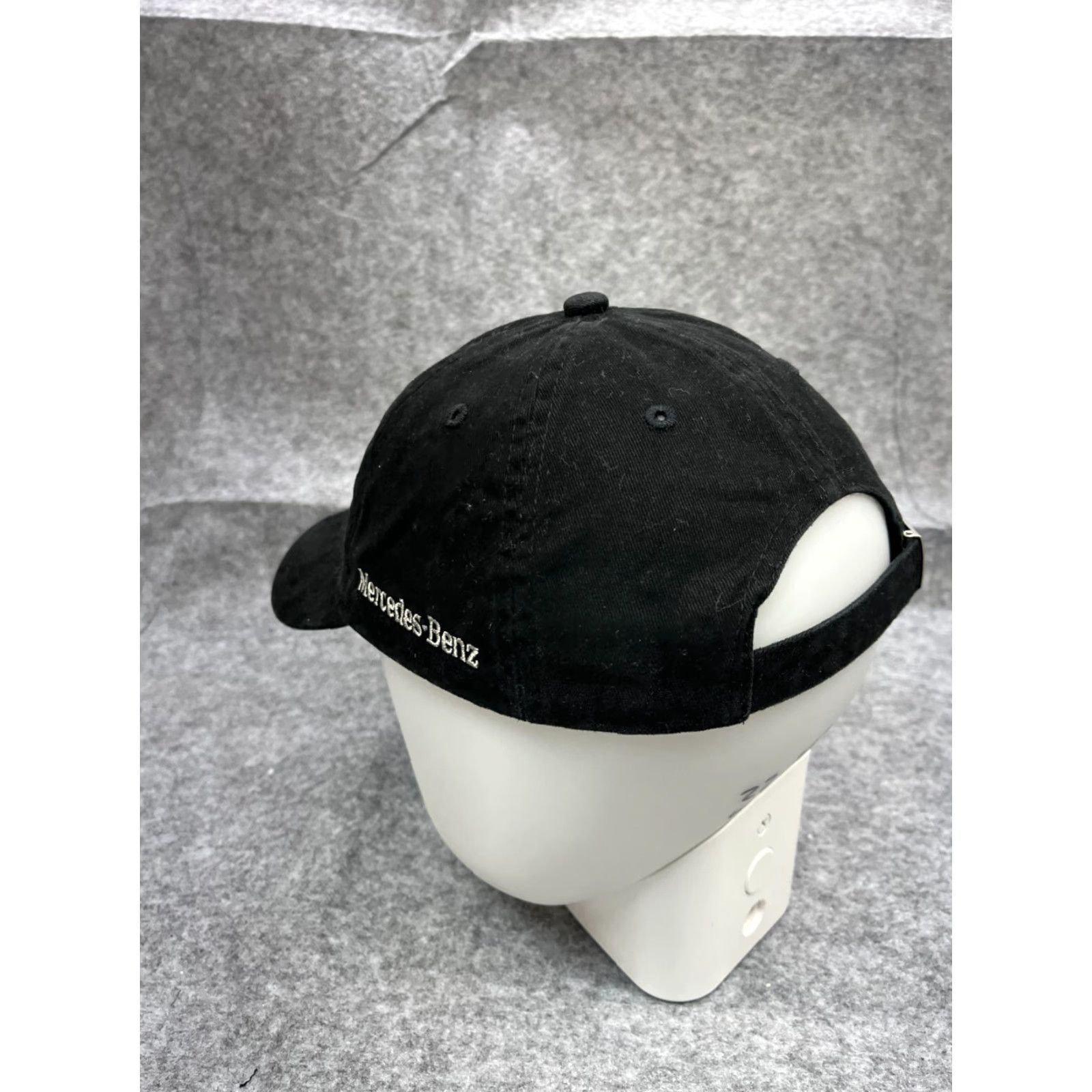 Mercedes-Benz VINTAGE Mercedes-Benz Baseball Cap Hat Adjustable Womens Cotton Black Logo 90s Travel Outdoor Size ONE SIZE - 5 Thumbnail