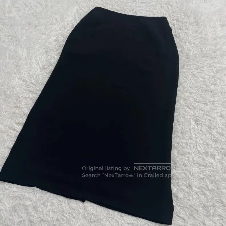 Hermes Hermes Black 100% Silk Material Skirt Size 24" / US 00 / IT 34 - 2 Thumbnail