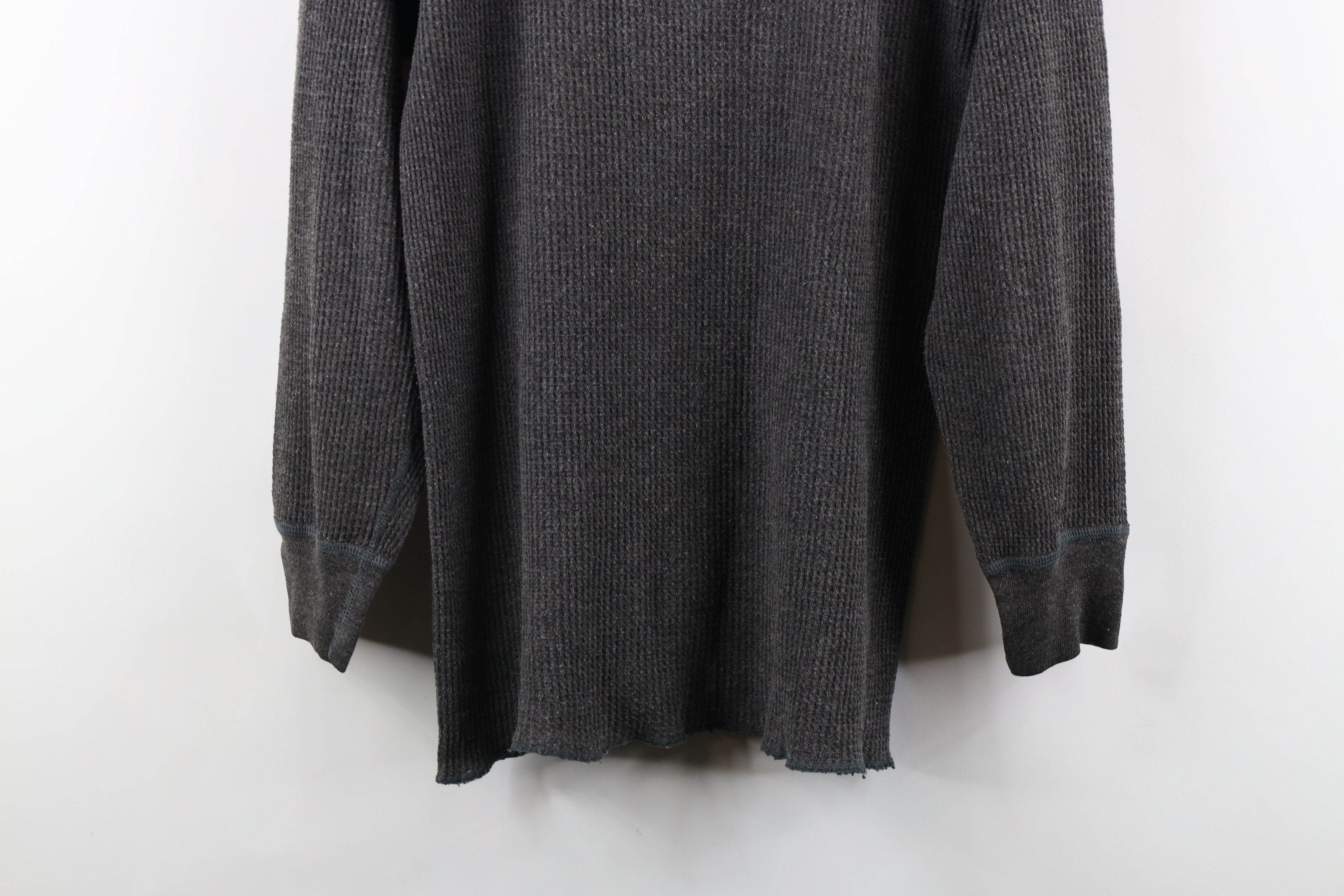 Vintage Vintage 90s Streetwear Waffle Knit Long Sleeve T-Shirt USA Size US XXL / EU 58 / 5 - 3 Thumbnail