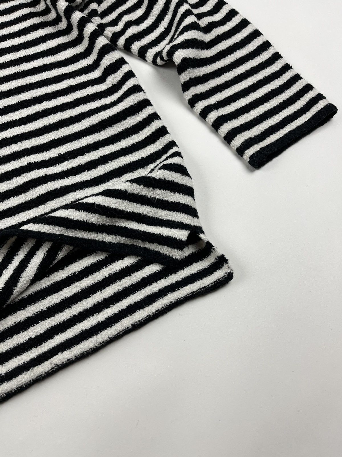 Japanese Brand Vintage🔥Y’s Yohji Yamamoto Striped Sweater/Sweatshirt Size US XL / EU 56 / 4 - 4 Thumbnail