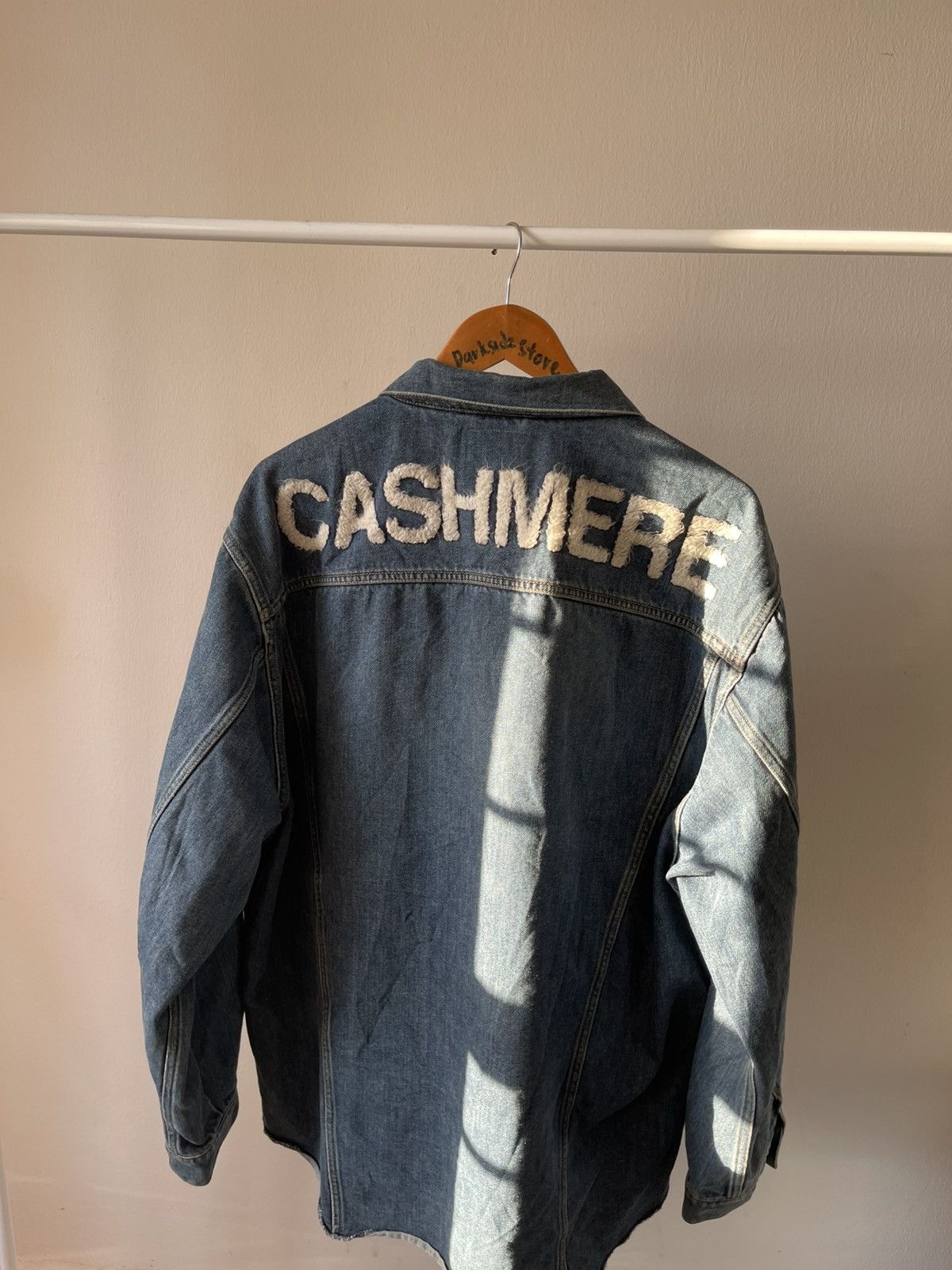 Doublet 2019 Doublet Cashmere Oversize Denim Jacket Size US XL / EU 56 / 4 - 3 Thumbnail