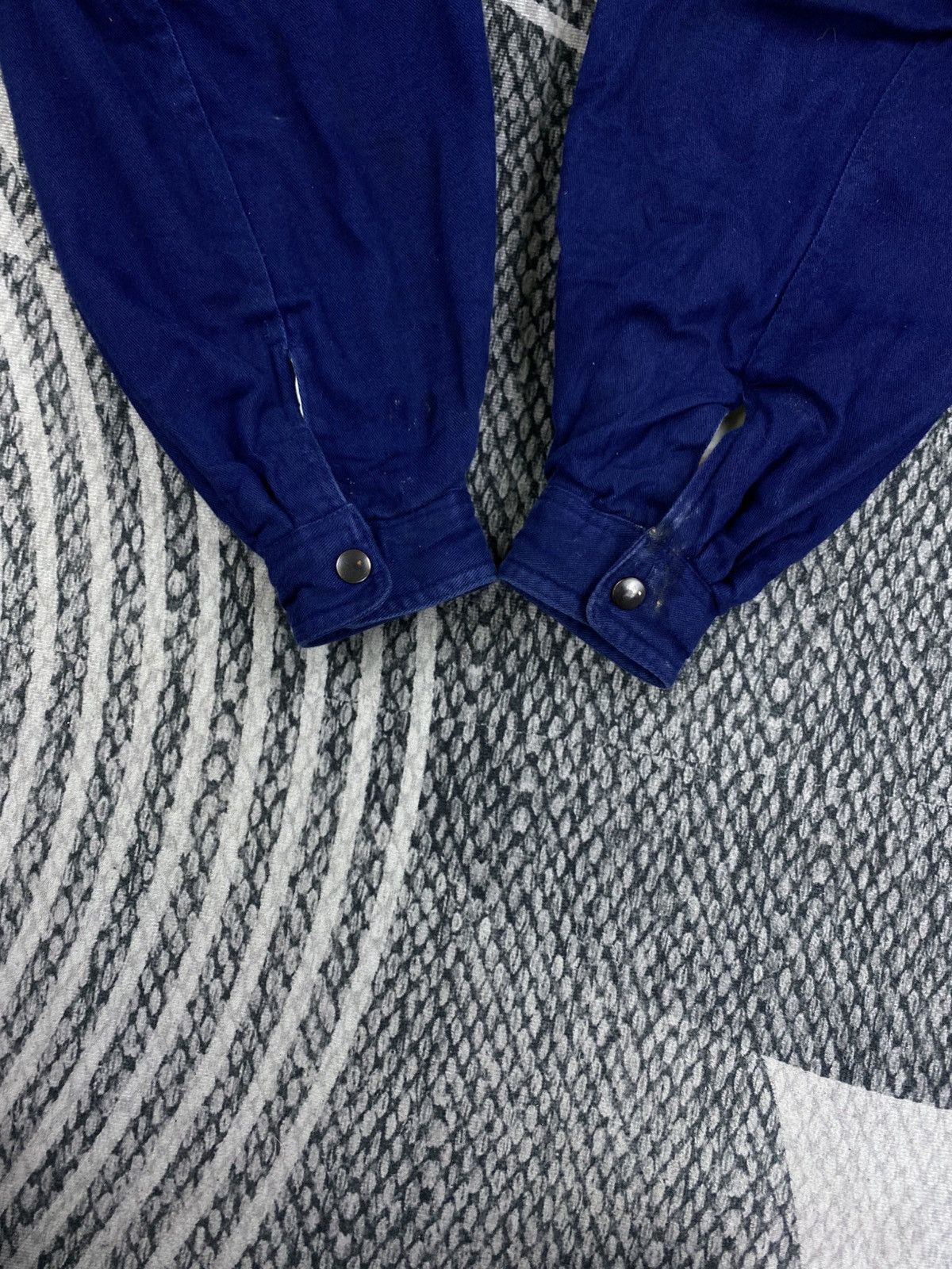 Japanese Brand Vtg Express Rally Dark Blue Bombers Jacket Size US L / EU 52-54 / 3 - 8 Thumbnail