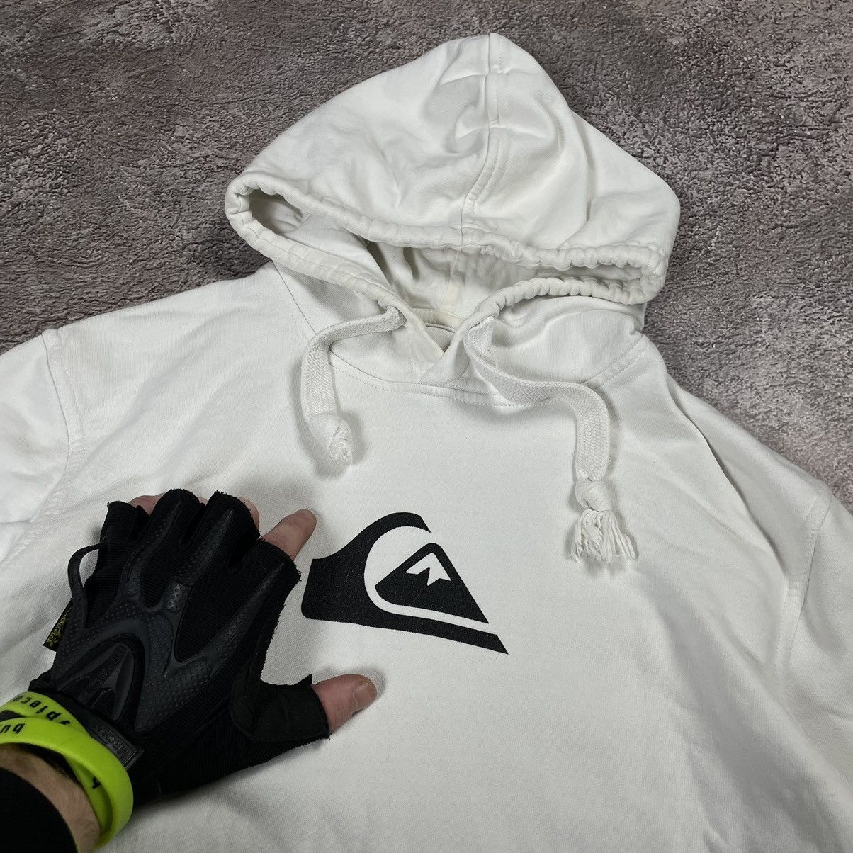 Vintage Vintage Quicksilver Y2K Hoodie Skate Streetwear Baggy Boxy S Size US S / EU 44-46 / 1 - 4 Thumbnail