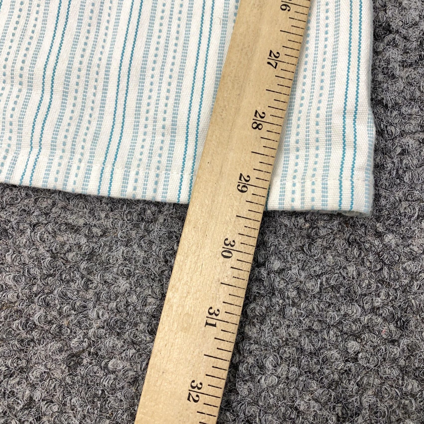 Denim & Co. Denim & Co Pants Womens 18W White Striped Straight Leg Pull On Stretch Casual Size 40" / US 18 - 5 Thumbnail