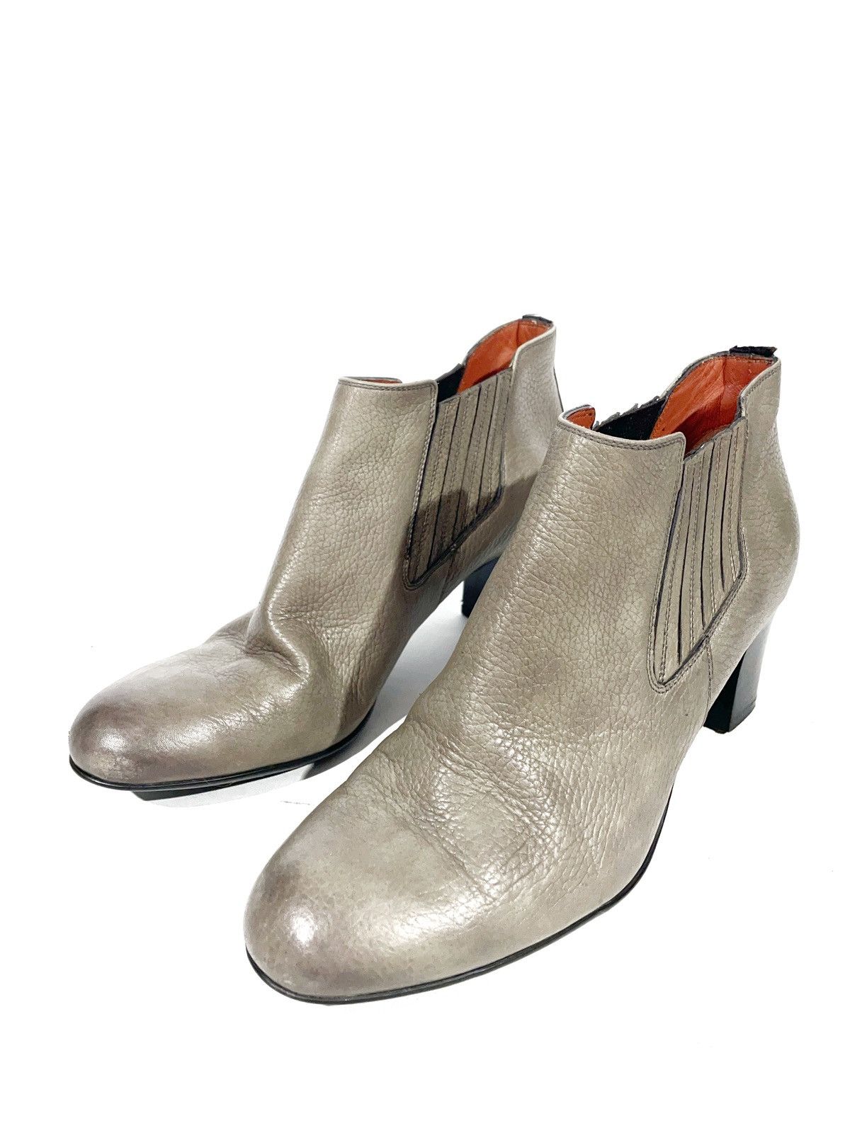 Santoni Santoni Women Leather Ankle Boots Size 36.5 Made In Italy Size US 6.5 / IT 36.5 - 4 Thumbnail