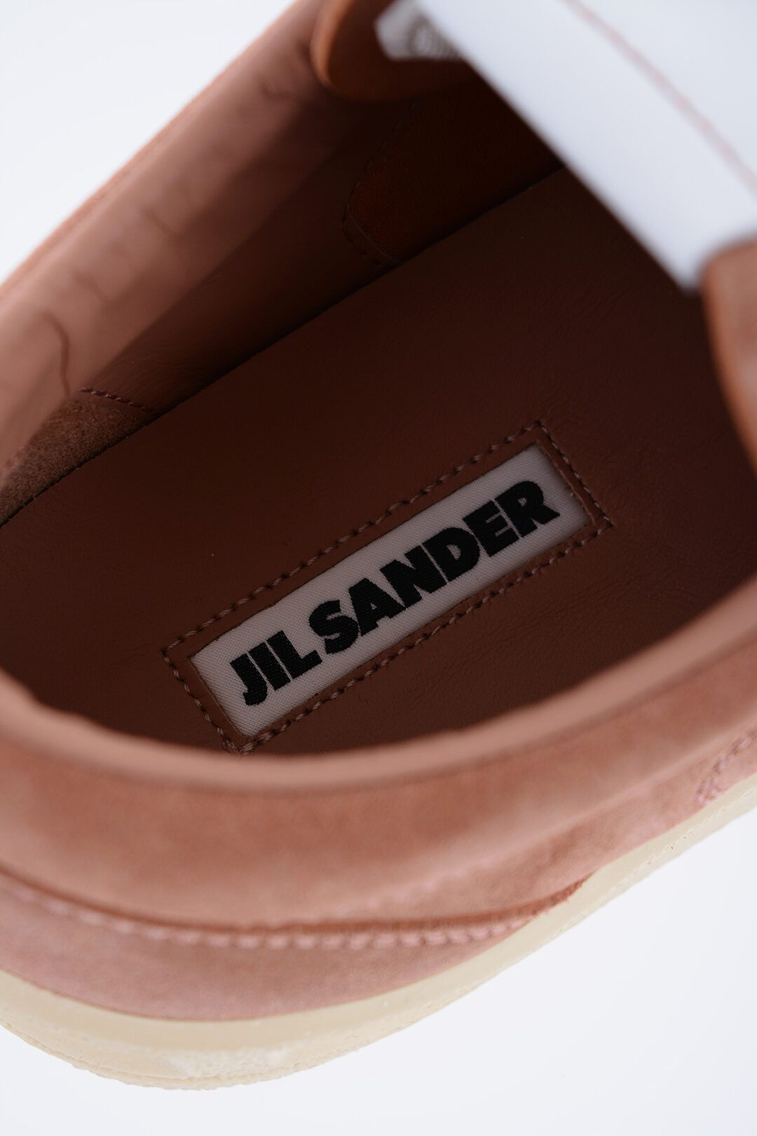 Jil Sander og1mm0625 Suede Low-Top Sneakers in Pink Size US 10 / EU 43 - 5 Thumbnail